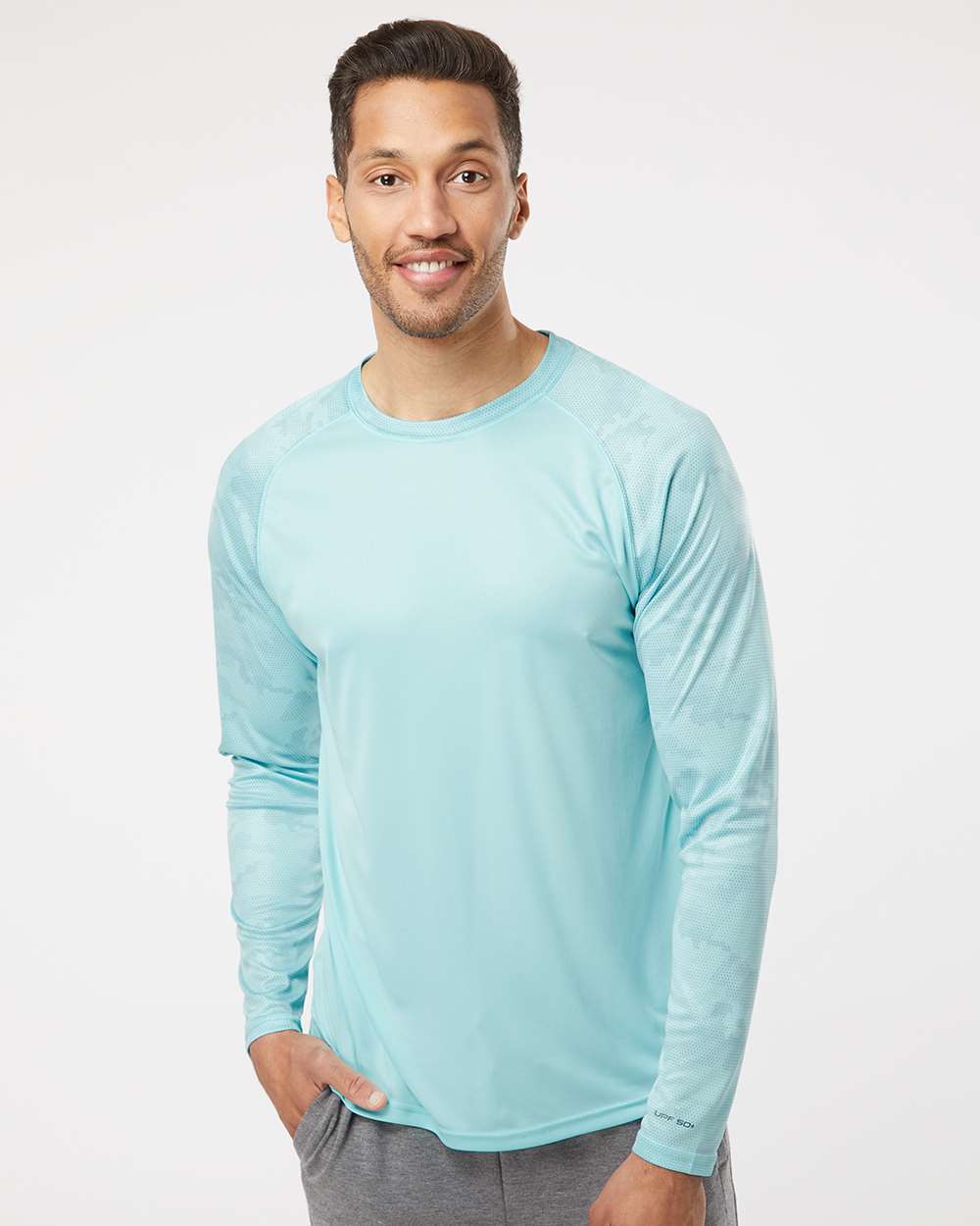 Paragon T-Shirts - Long Sleeve Paragon 216 Unisex Cayman Performance Camo Colorblocked Long Sleeve T-Shirt