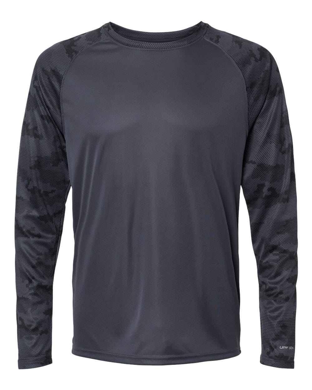 Paragon T-Shirts - Long Sleeve XS / Graphite Paragon 216 Unisex Cayman Performance Camo Colorblocked Long Sleeve T-Shirt