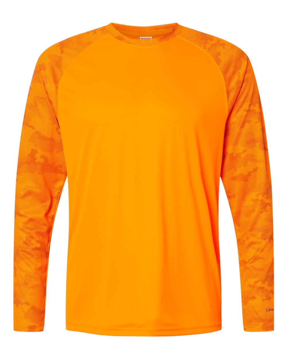Paragon T-Shirts - Long Sleeve XS / Neon Orange Paragon 216 Unisex Cayman Performance Camo Colorblocked Long Sleeve T-Shirt