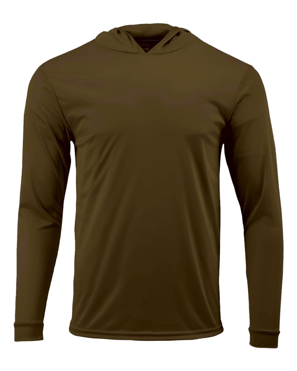 Paragon T-Shirts - Long Sleeve Woodland Brown / XS Paragon 220 Unisex Bahama Performance Hooded Long Sleeve T-Shirt