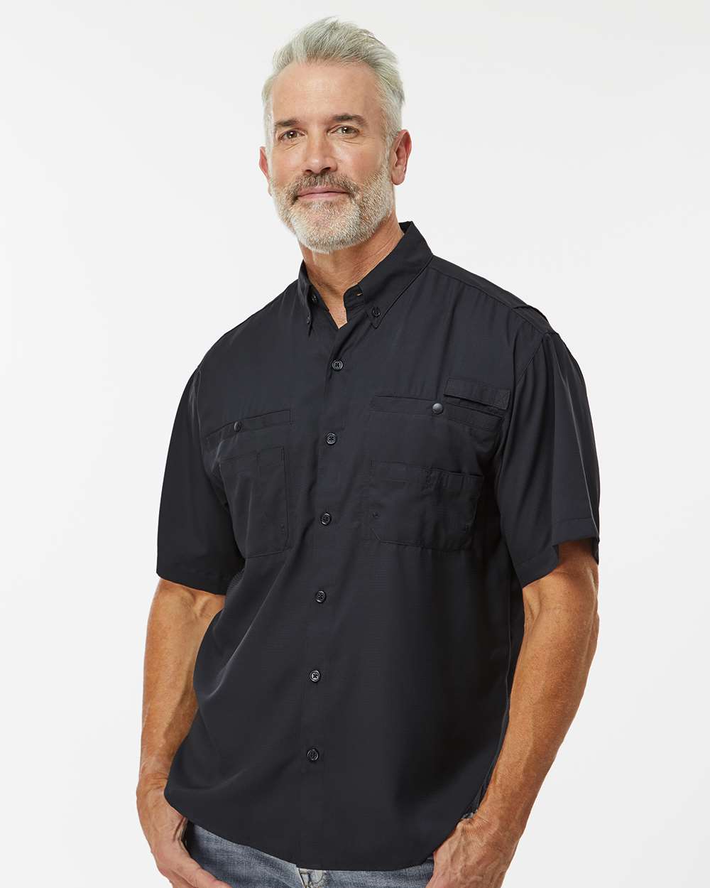 Paragon Wovens Paragon 700 Men's Hatteras Performance Short Sleeve Fishing Shirt