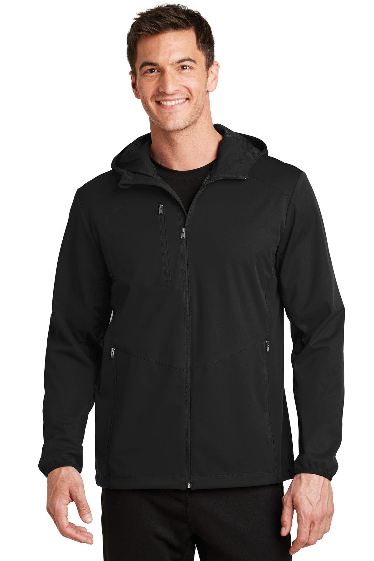 Port Authority Active Hooded Soft Shell Jacket. J719 in 