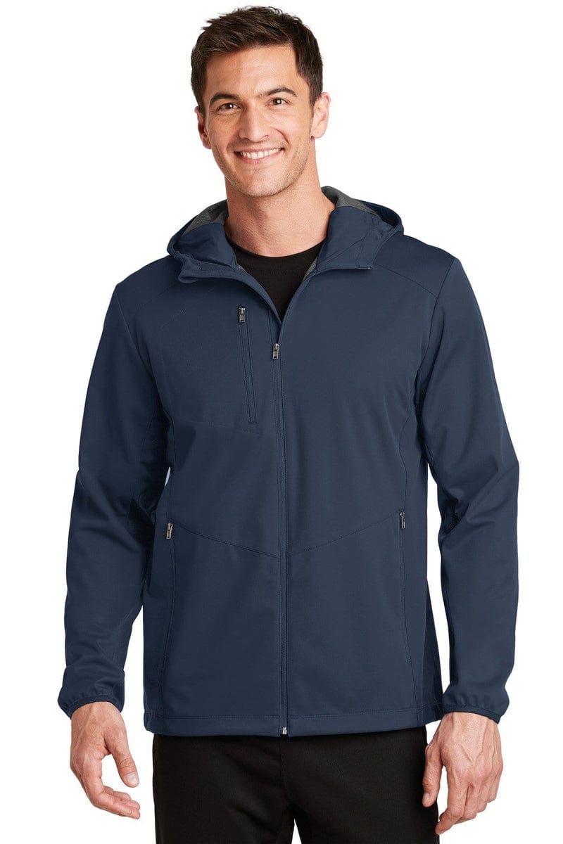 Port Authority Active Hooded Soft Shell Jacket. J719 in 