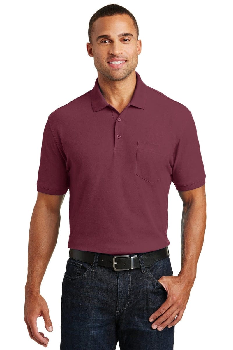 Port Authority Core Classic Pique Pocket Polo. K100P in 