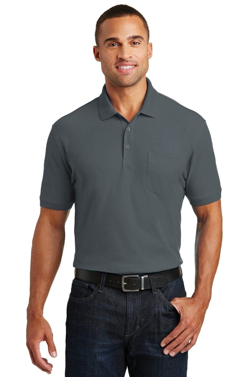 Port Authority Core Classic Pique Pocket Polo. K100P in 