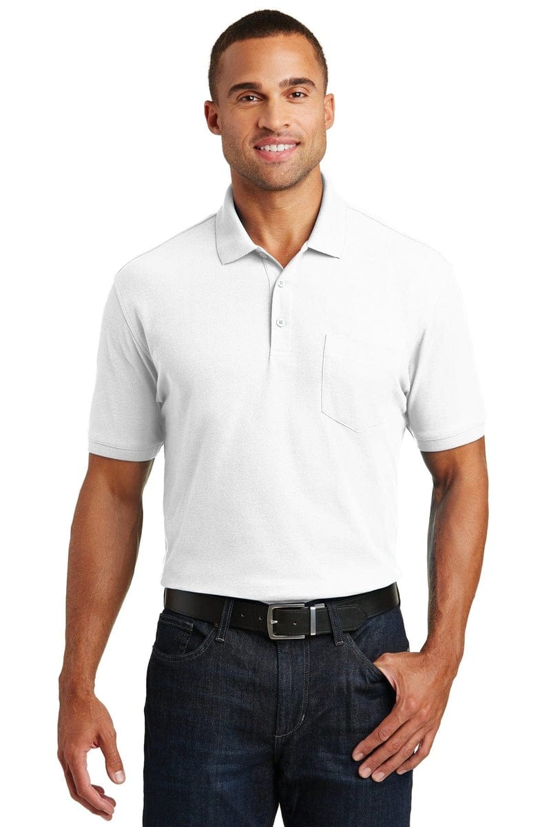 Port Authority Core Classic Pique Pocket Polo. K100P in 