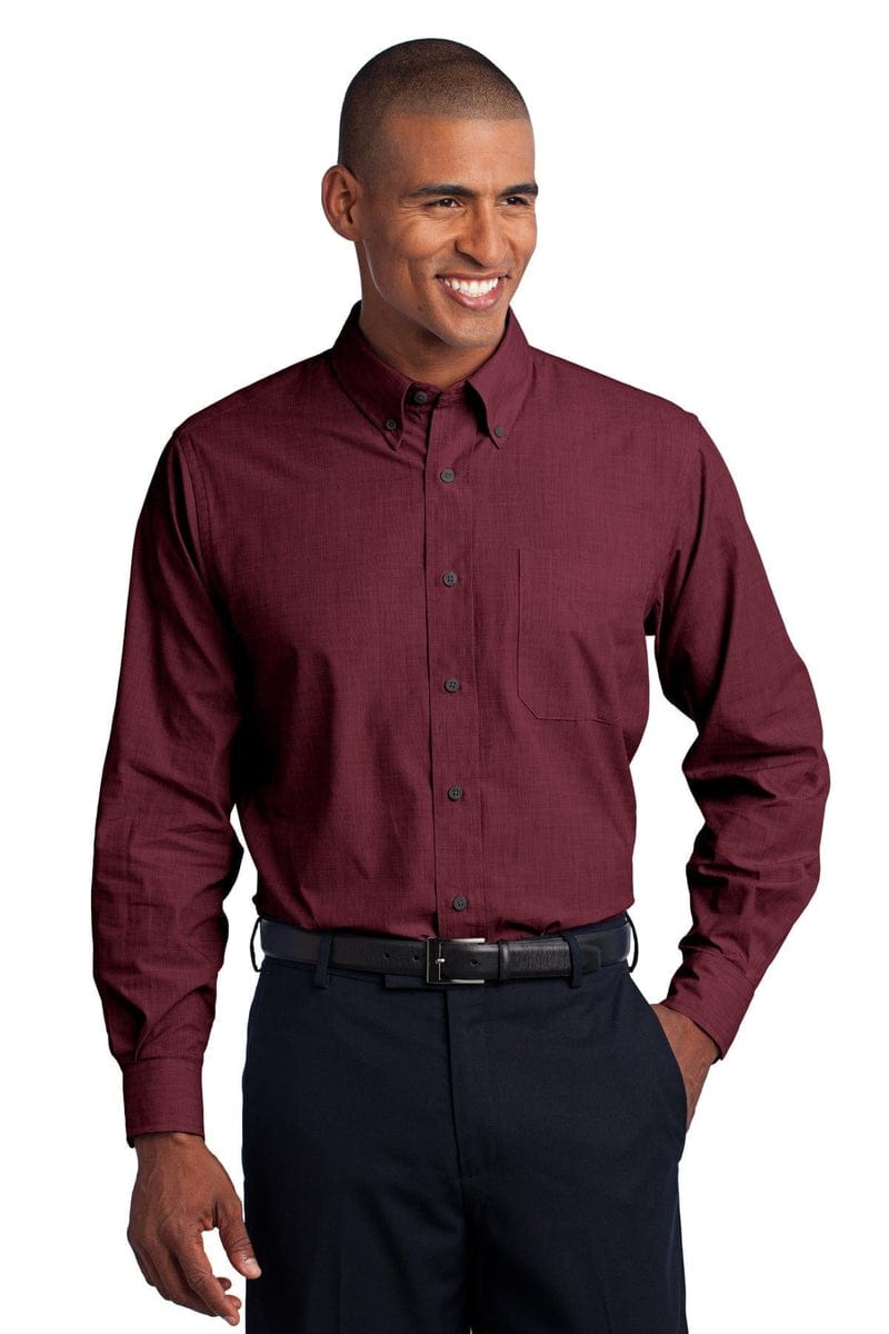 Port Authority Crosshatch Easy Care Shirt. S640 in 