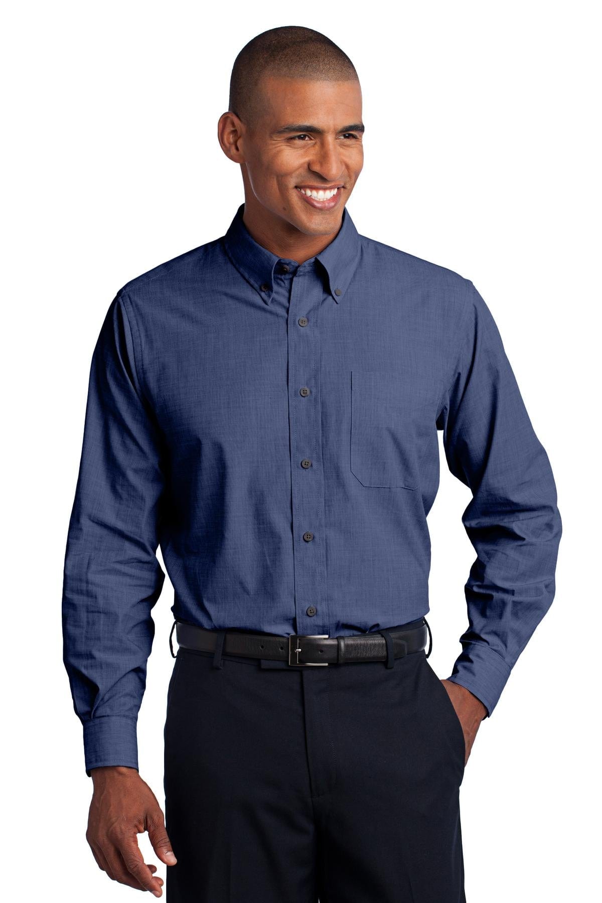 Port Authority Crosshatch Easy Care Shirt. S640 in 
