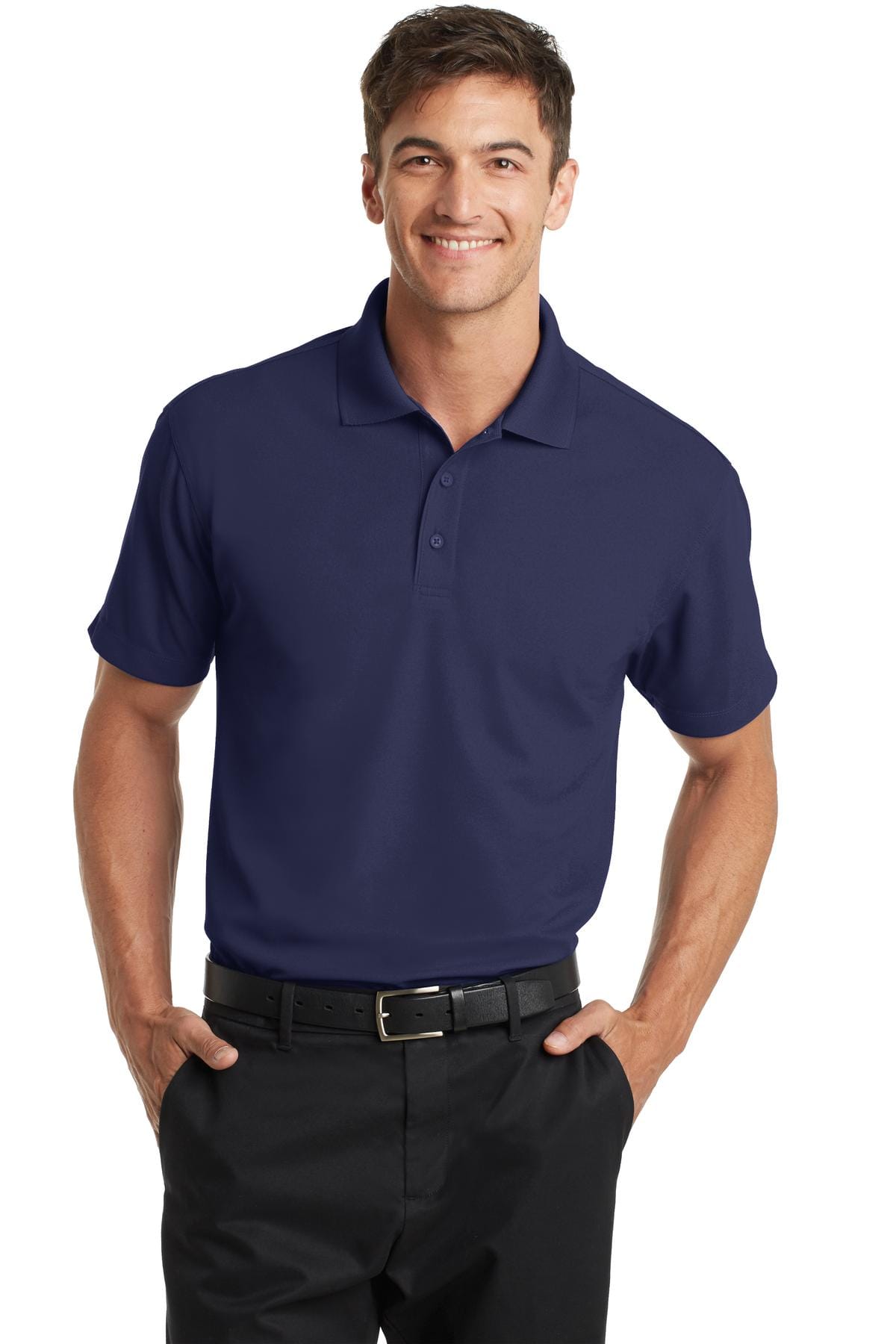 Port Authority Polos/Knits XS / True Navy Port Authority Dry Zone Grid Polo. K572