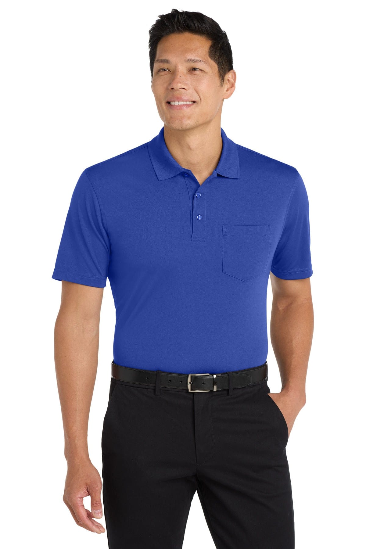 Port Authority Polos/Knits XS / True Royal Port Authority Dry Zone UV Micro-Mesh Pocket Polo. K110P