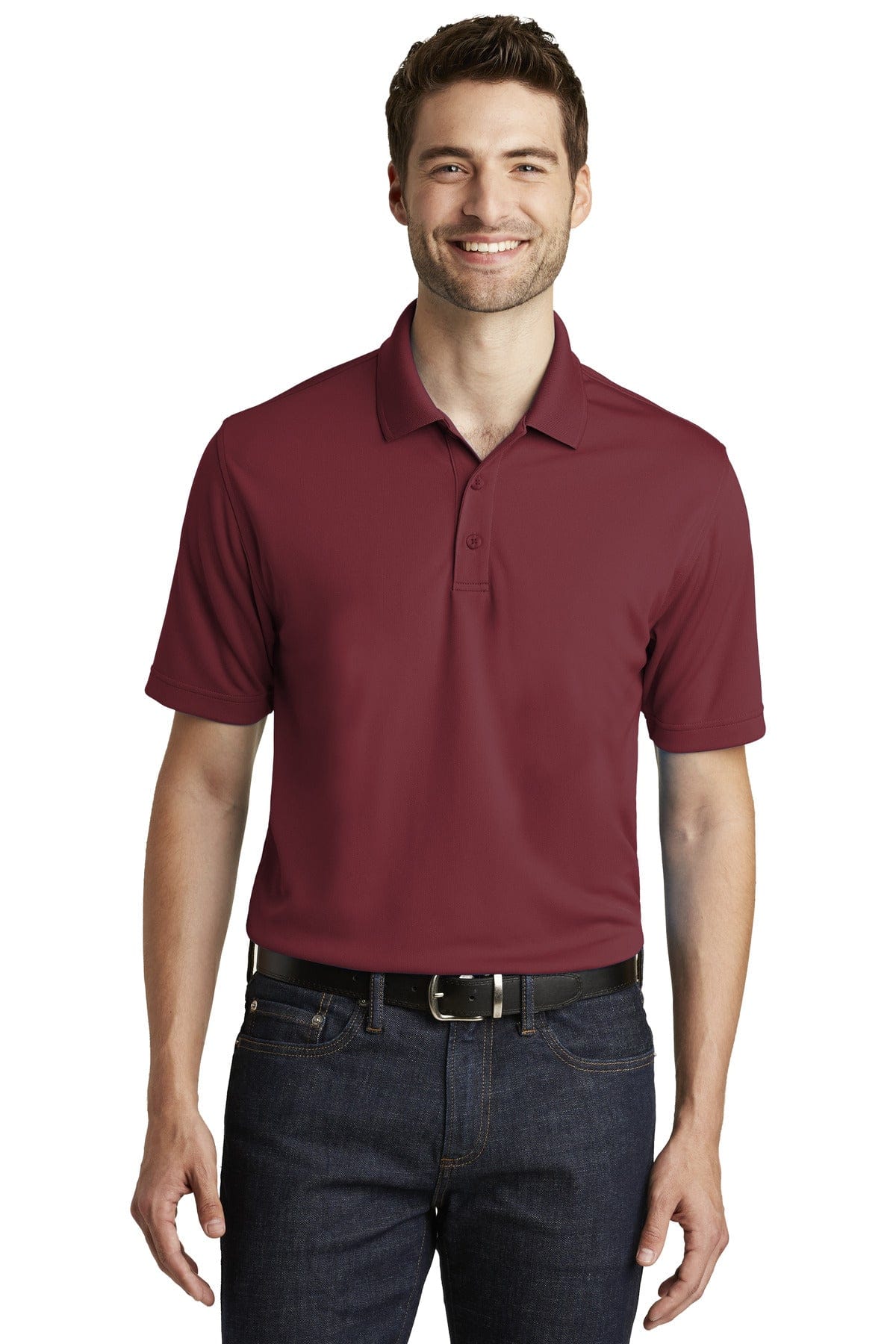 Port Authority Polos/Knits XS / Burgundy Port Authority Dry Zone UV Micro-Mesh Polo. K110