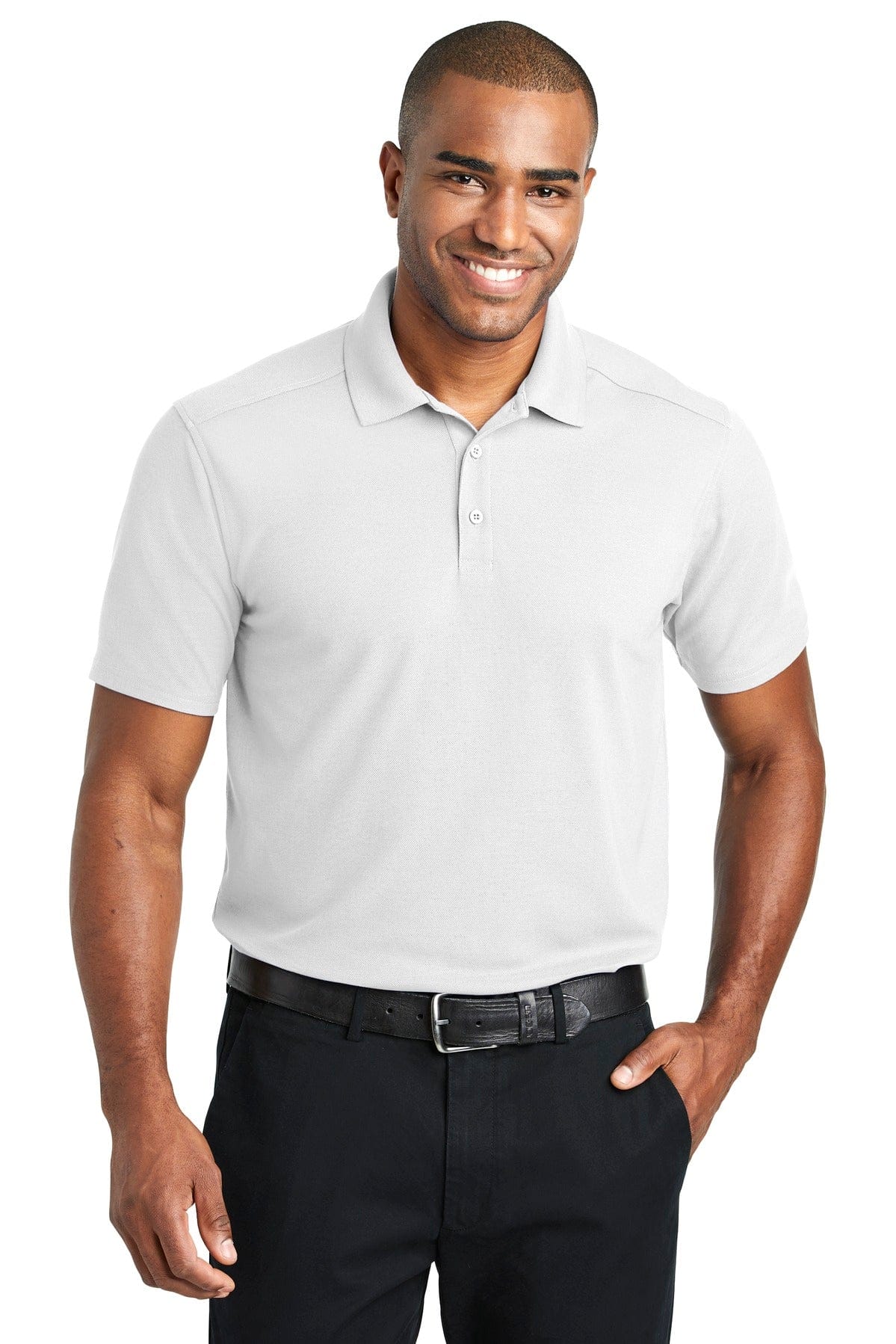 Port Authority EZPerformance Pique Polo. K600 in White