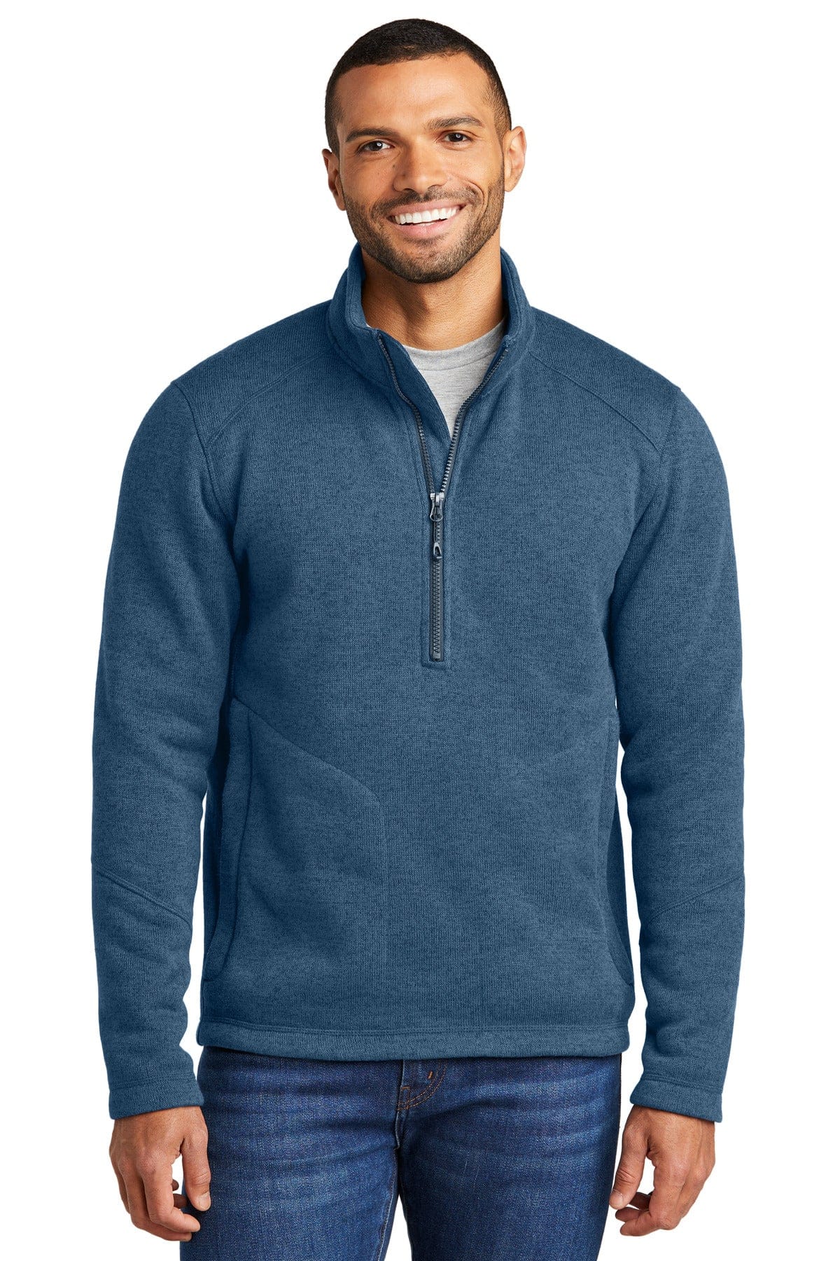 Port Authority F426 Arc Sweater Fleece 1/4-Zip in 
