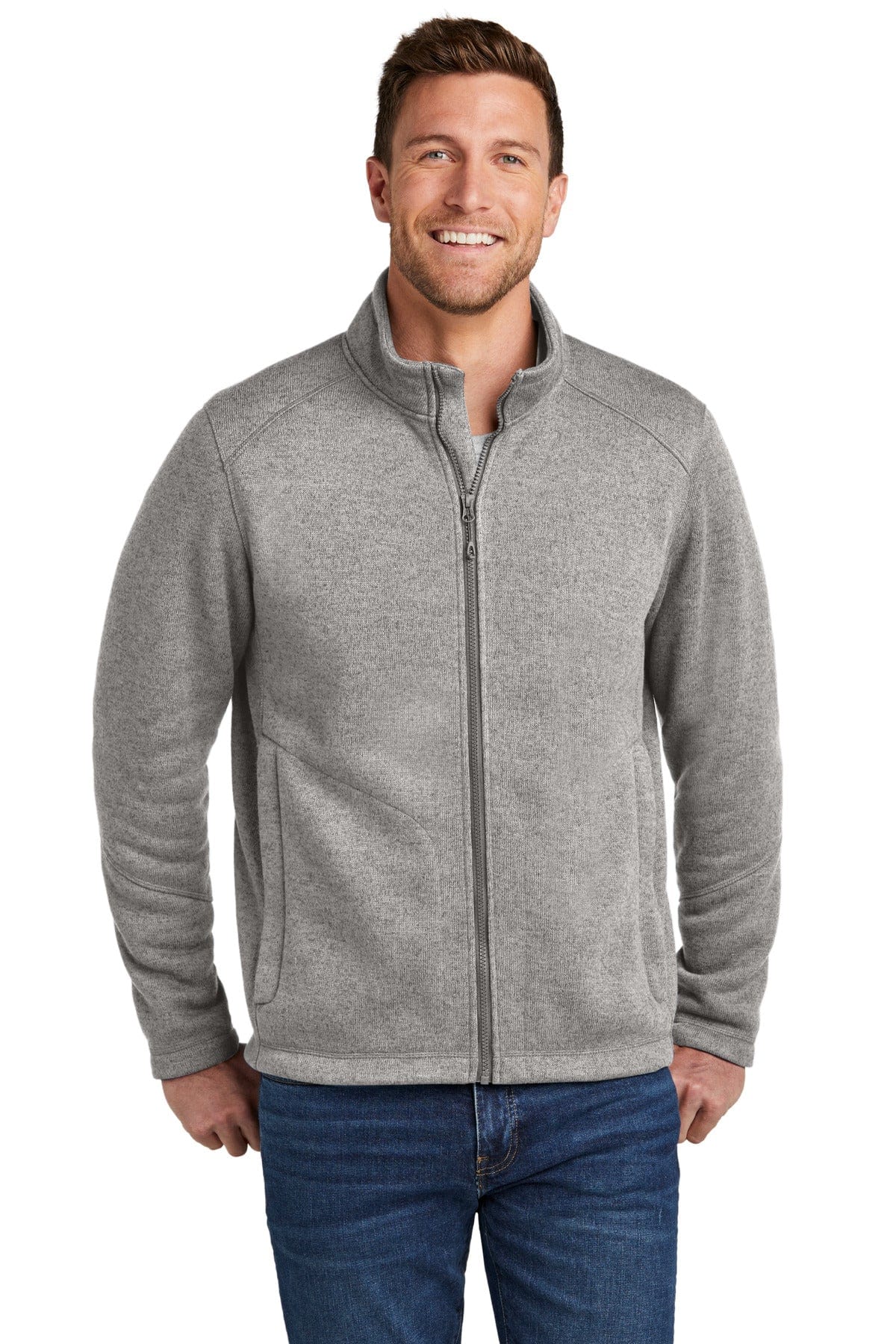 Port Authority F428 Arc Sweater Fleece Jacket in 