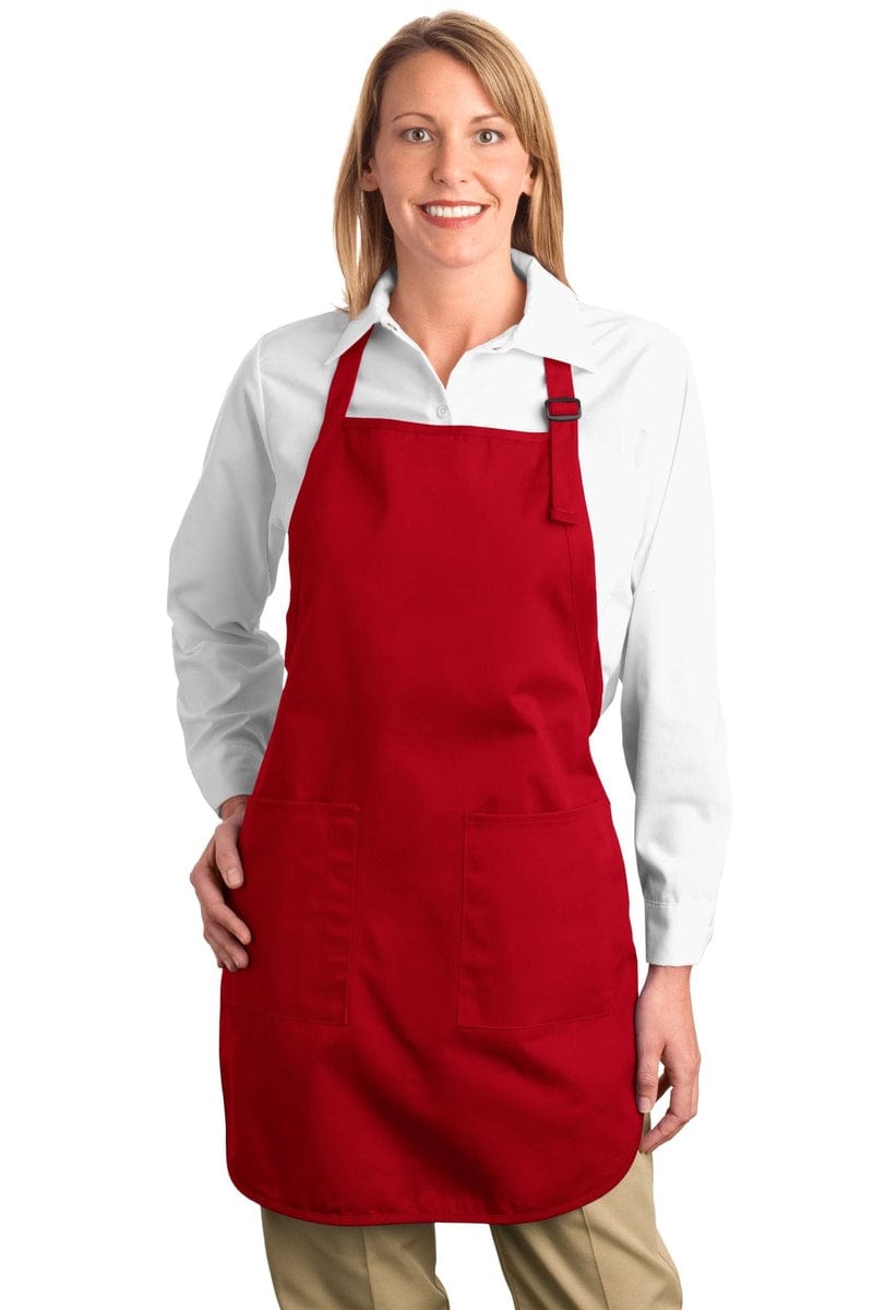 Port Authority Full-Length Apron with Pockets. A500 in 