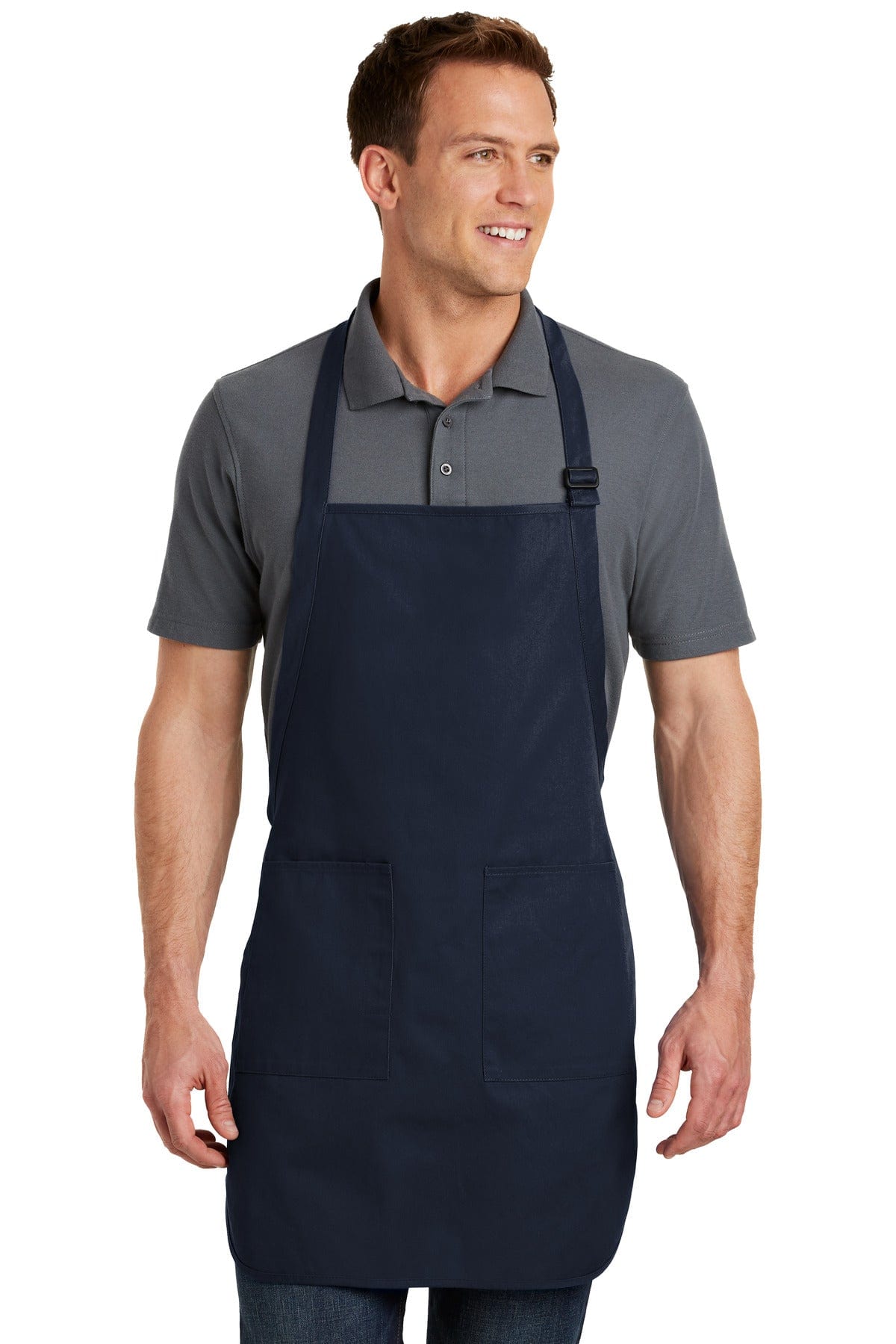 Port Authority Full-Length Apron with Pockets. A500 in 