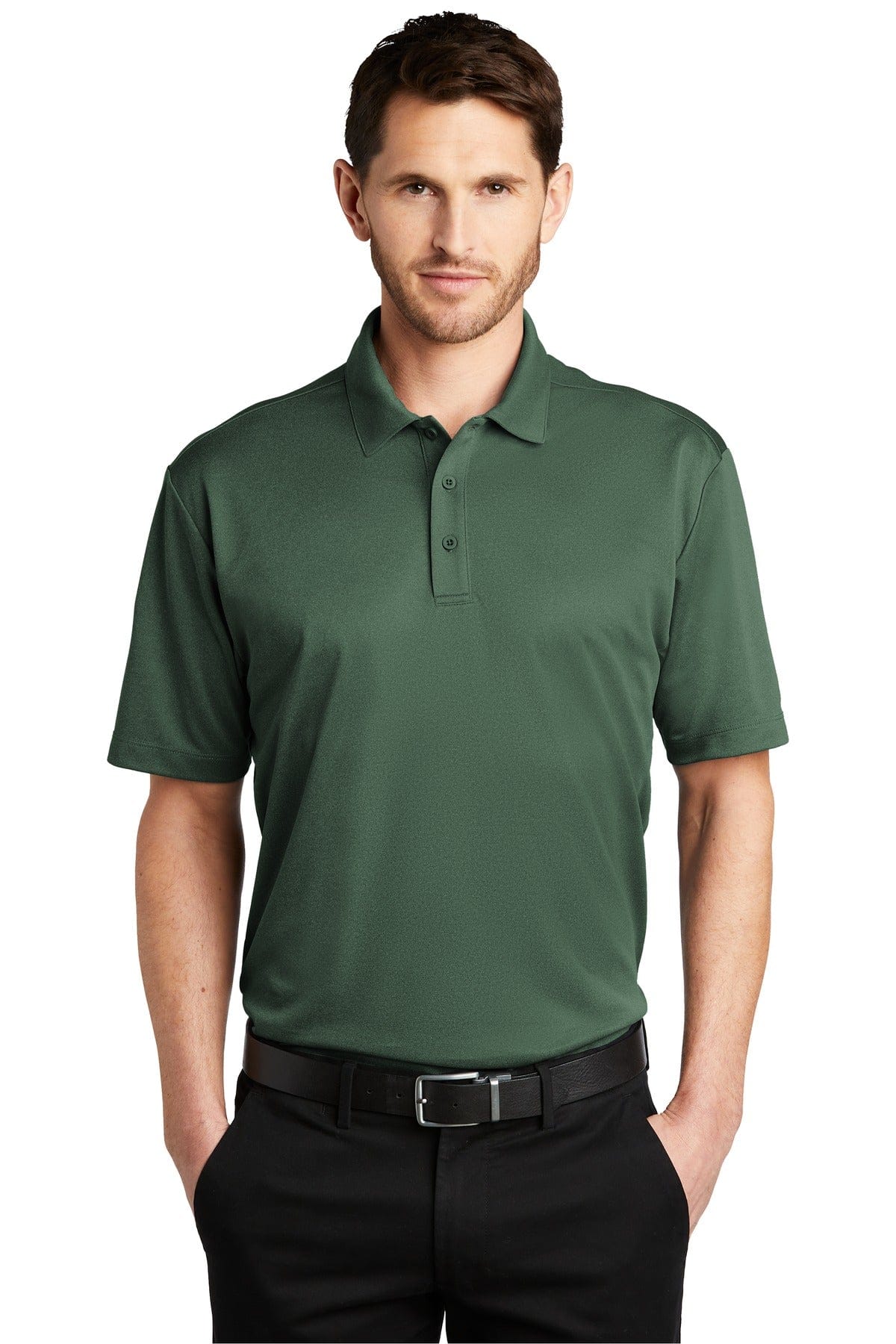 Port Authority Polos/Knits Port Authority Heathered Silk Touch Performance Polo. K542