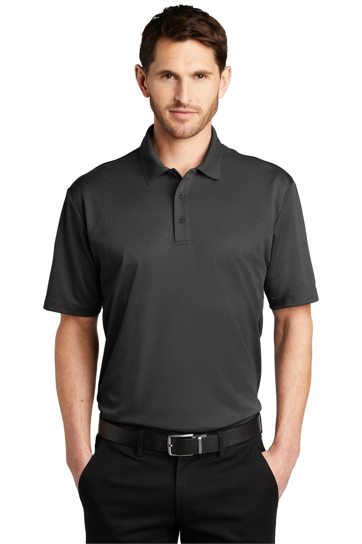 Port Authority Polos/Knits Port Authority Heathered Silk Touch Performance Polo. K542