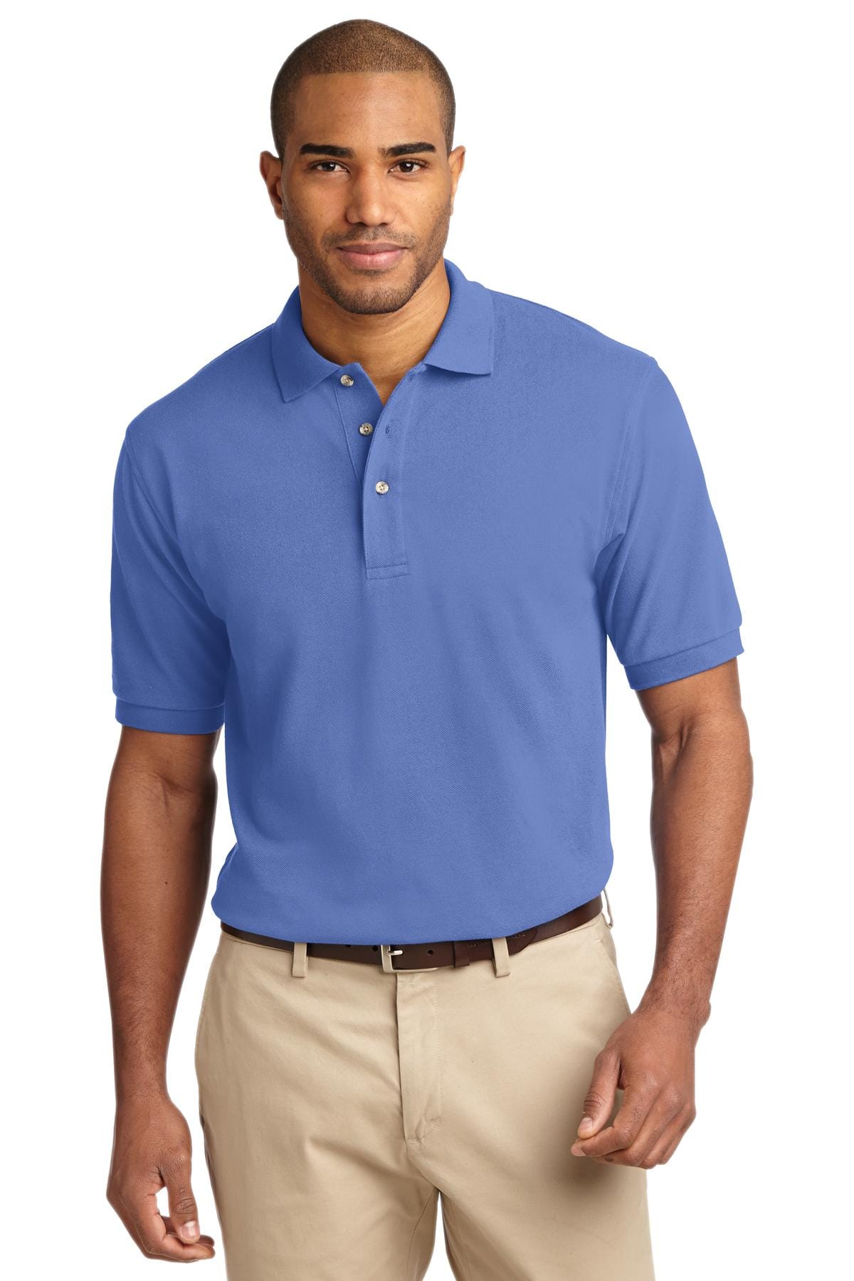 Port Authority Polos/Knits XS / Blueberry Port Authority Heavyweight Cotton Pique Polo. K420
