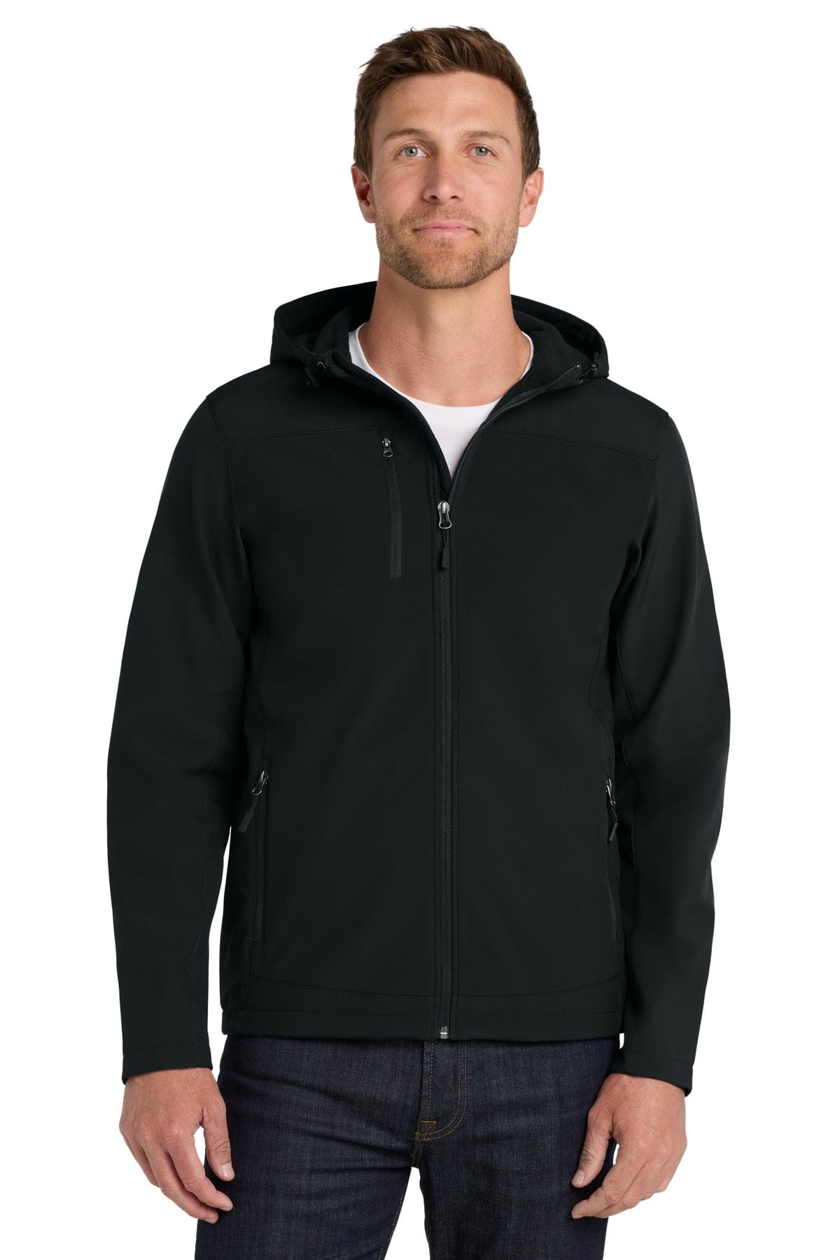 Port Authority Hooded Core Soft Shell Jacket. J335 in 