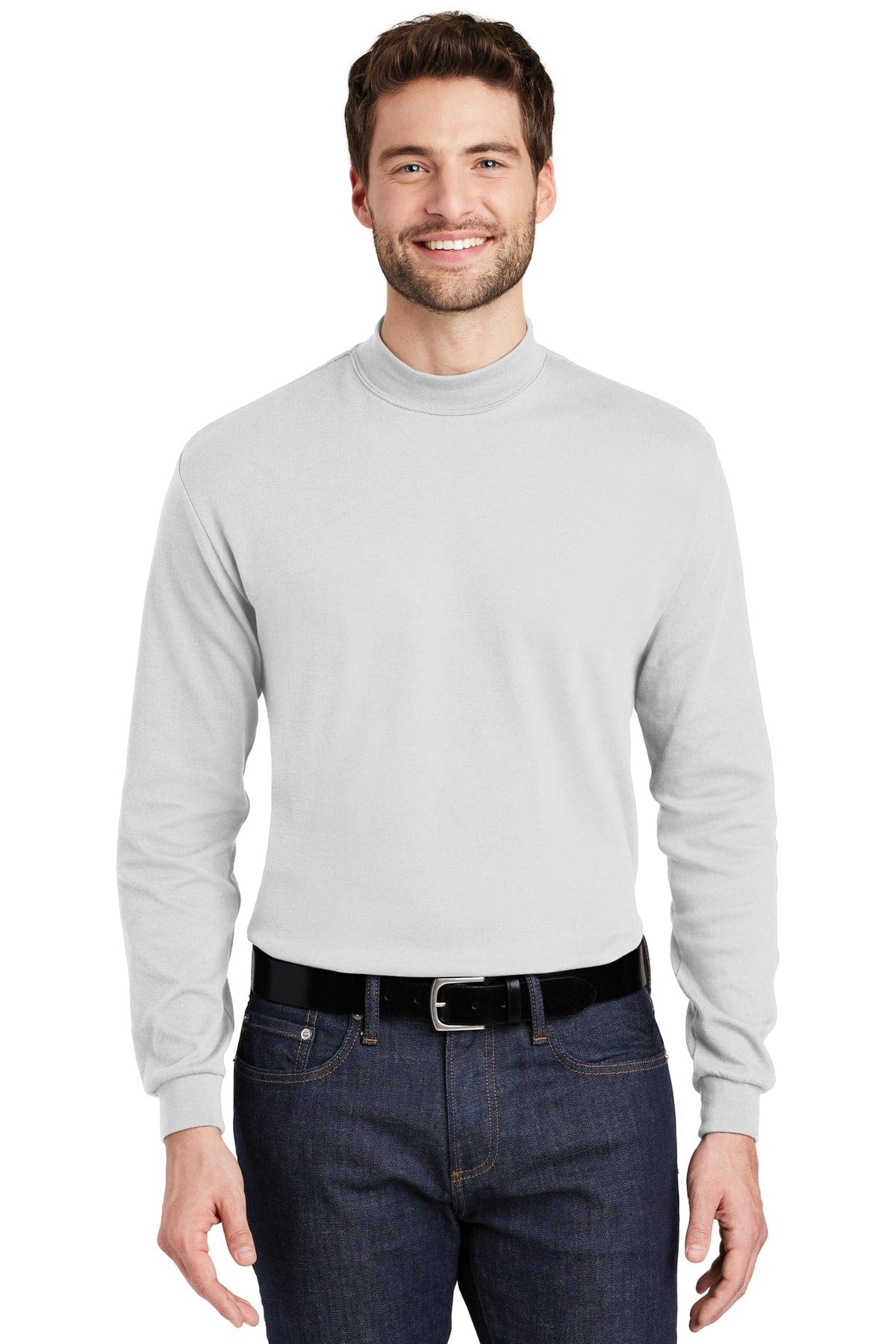 Port Authority Interlock Knit Mock Turtleneck. K321 in 