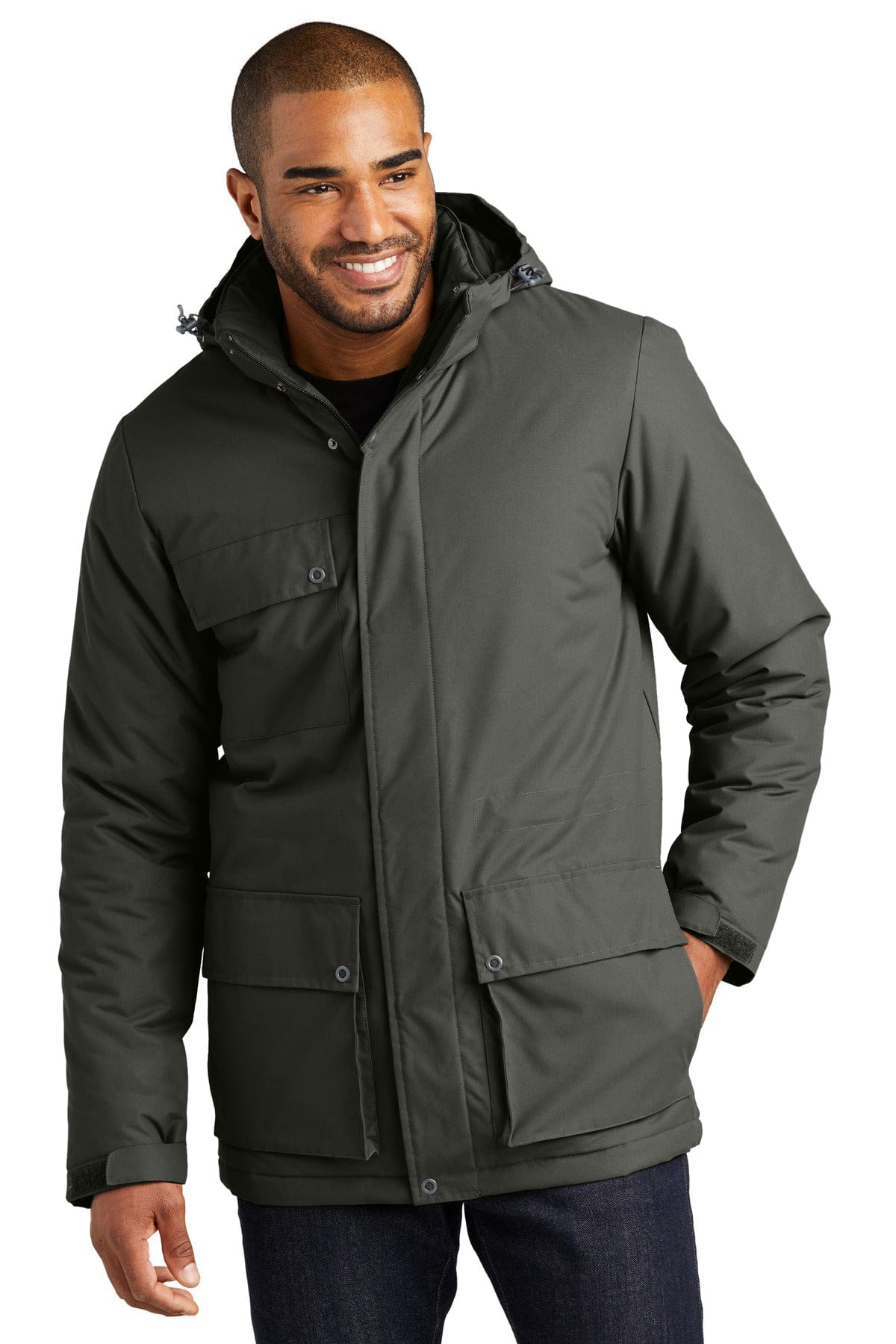 Port Authority J599 Excursion Parka in Storm Grey