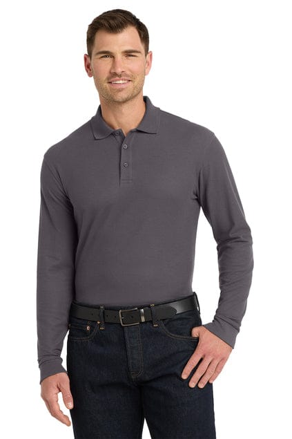 Port Authority K100LS Long Sleeve Core Classic Pique Polo in 
