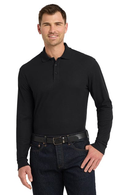 Port Authority K100LS Long Sleeve Core Classic Pique Polo in 