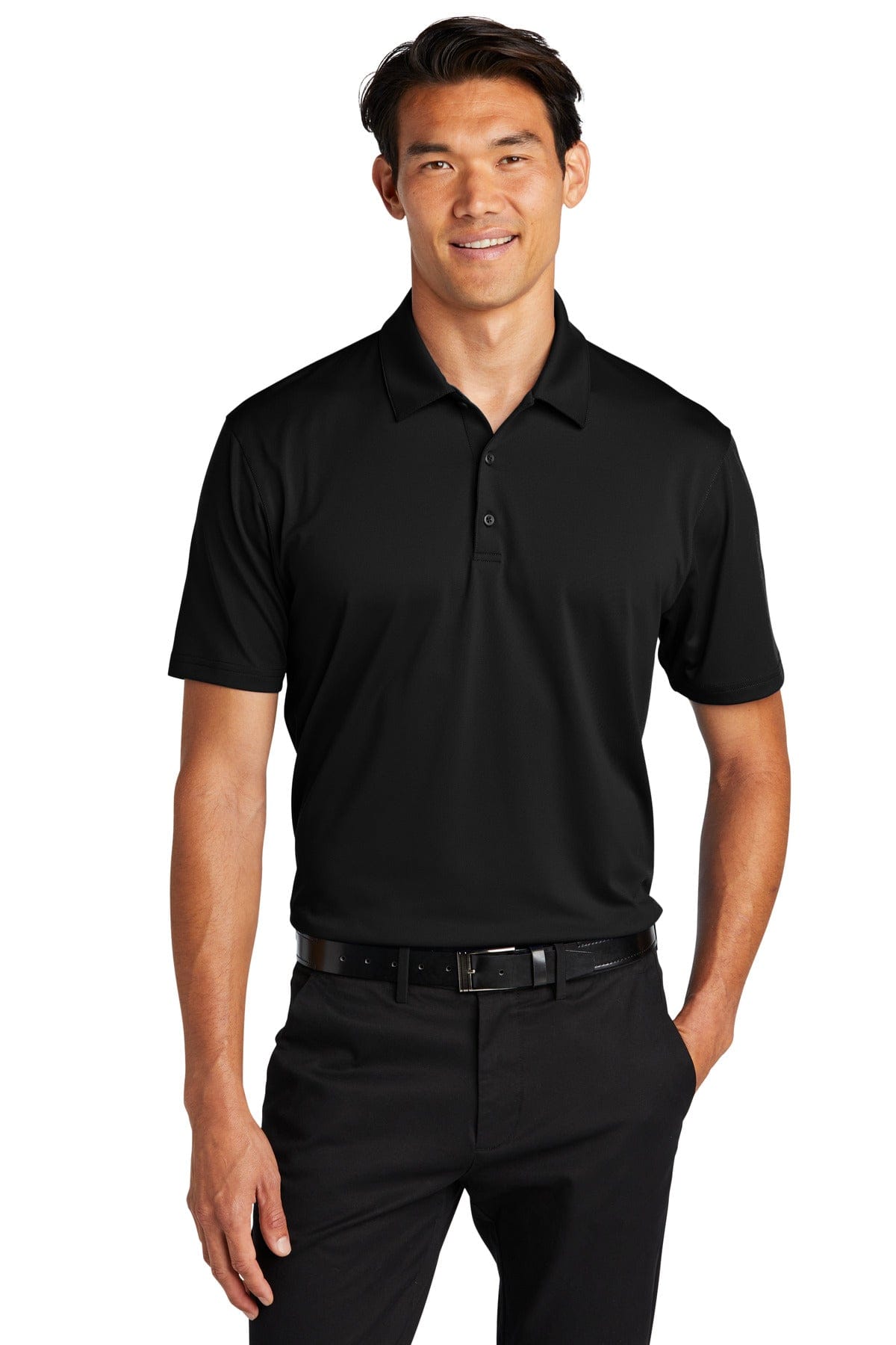 Port Authority K398 Performance Staff Polo in Black