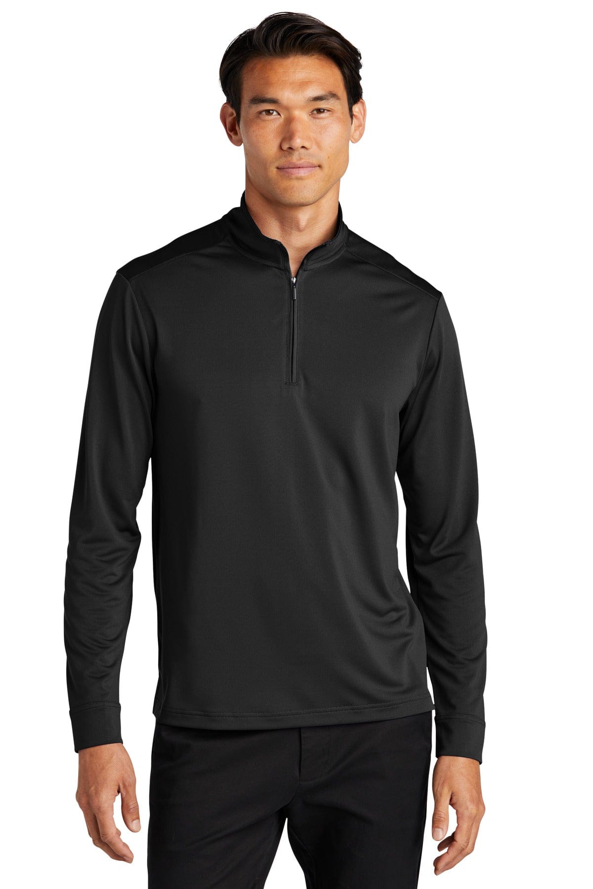 Port Authority K865 C-FREE Snag-Proof 1/4-Zip in Deep Black