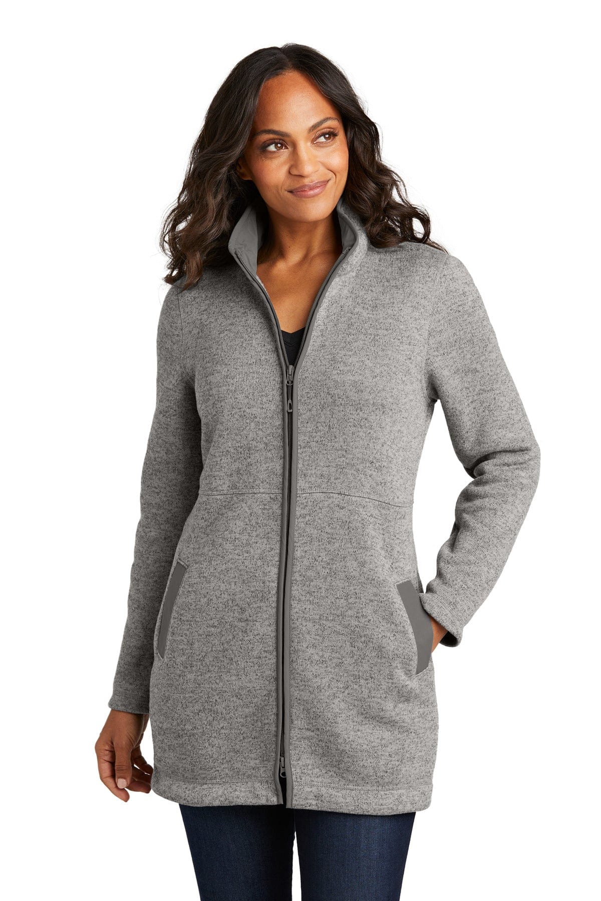 Port Authority L425 Ladies Long Jacket in 