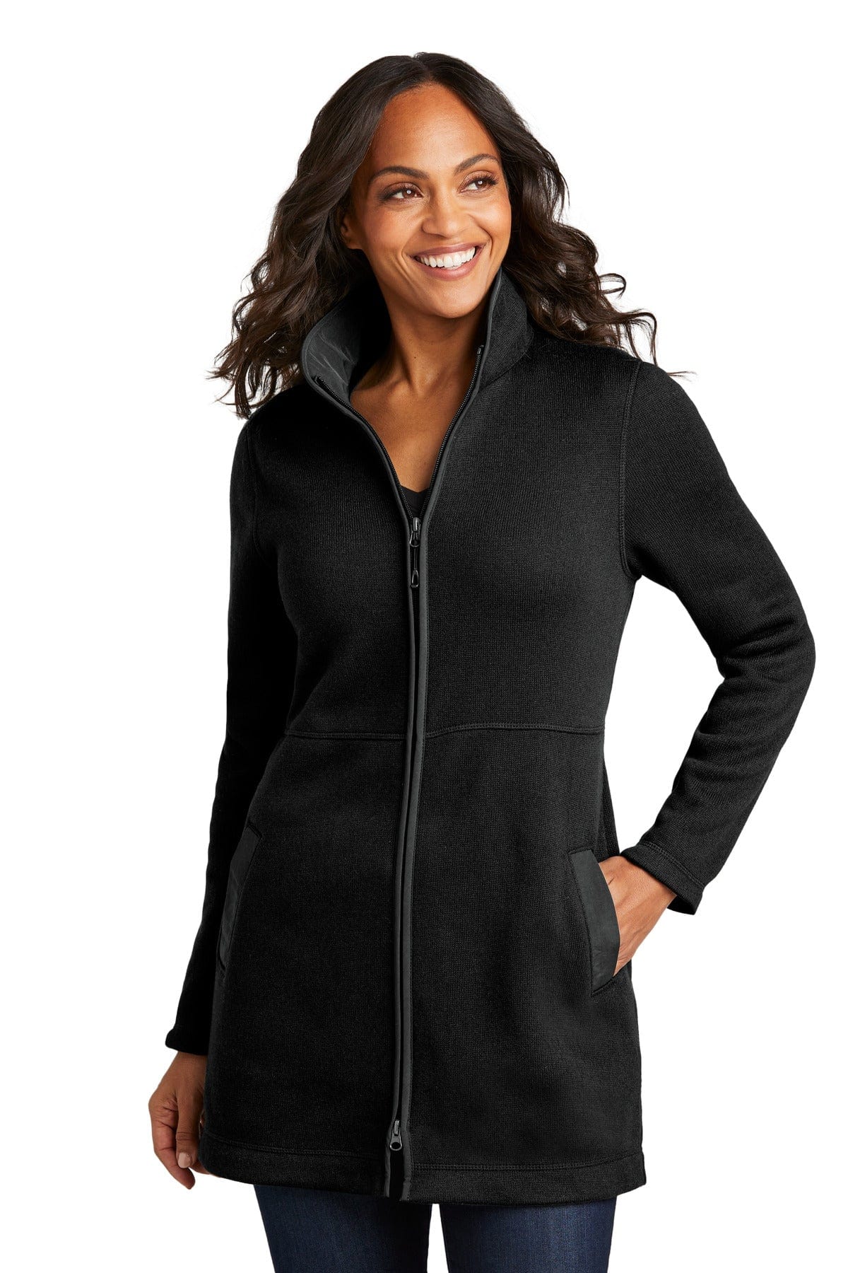 Port Authority L425 Ladies Long Jacket in 