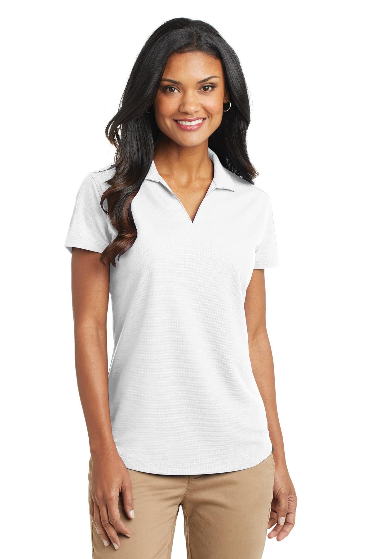 Port Authority L572 Ladies Dry Zone Grid Polo in 