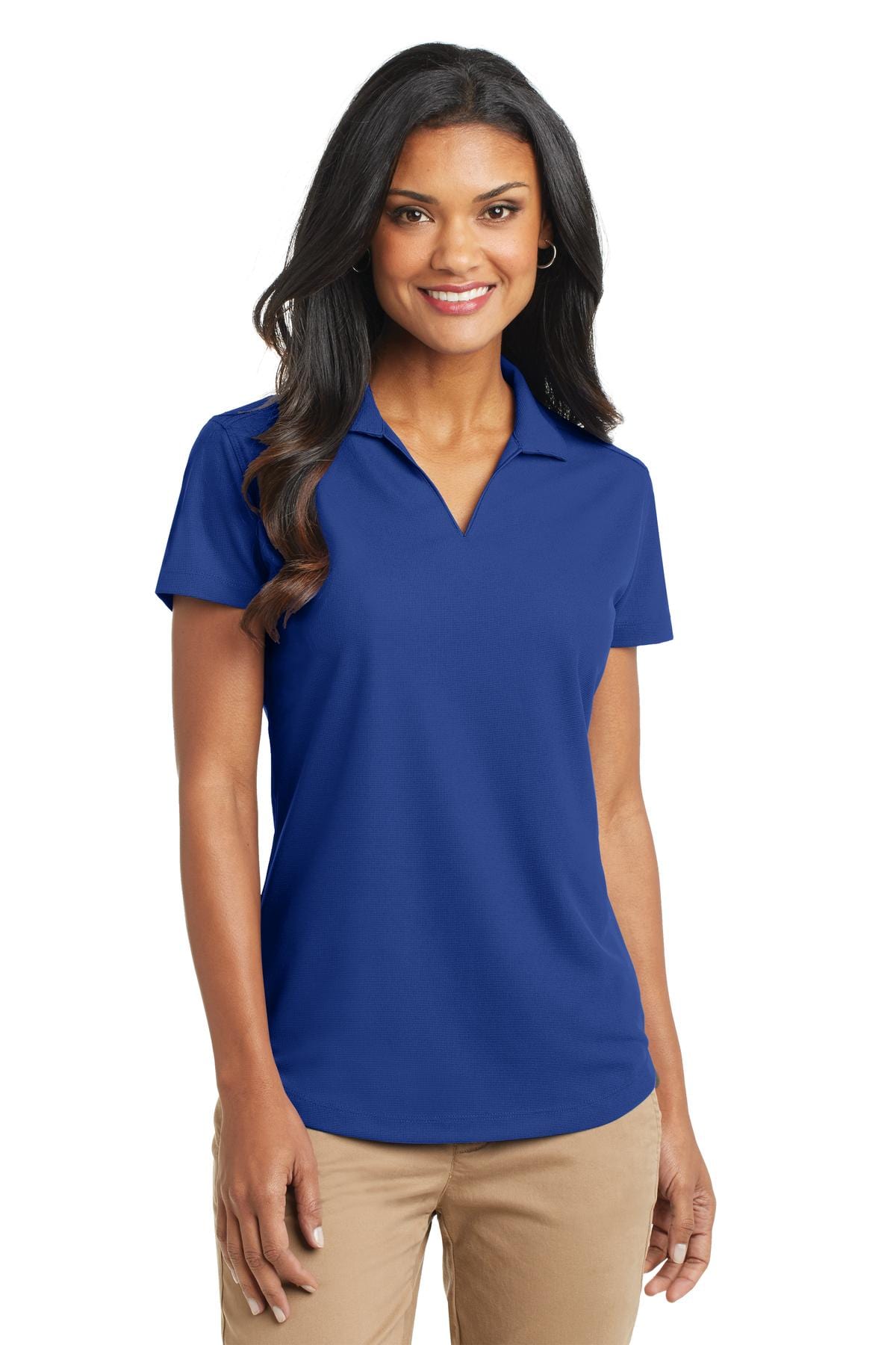 Port Authority L572 Ladies Dry Zone Grid Polo in 