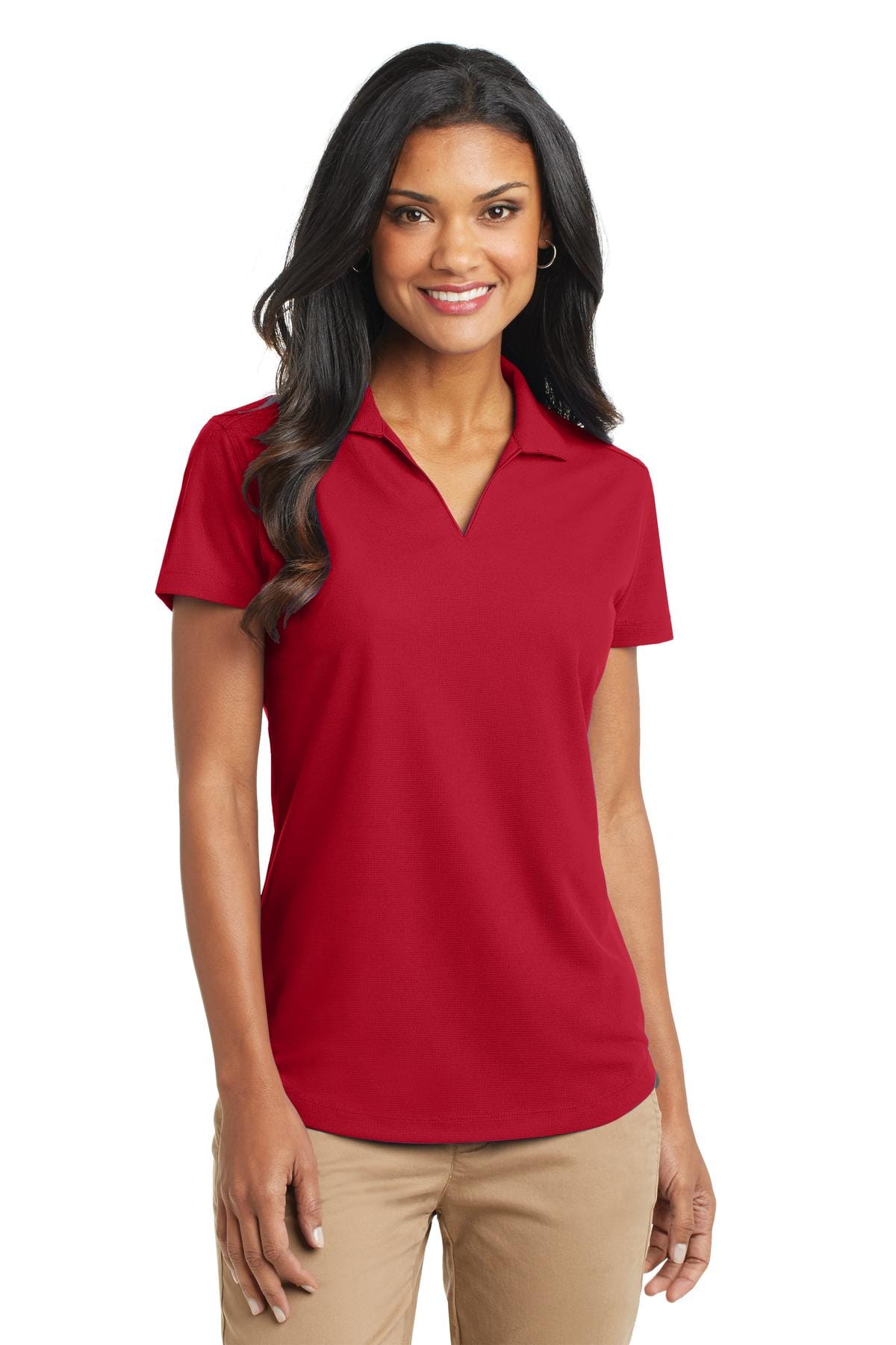 Port Authority Polos/Knits XS / Engine Red Port Authority L572 Ladies Dry Zone Grid Polo