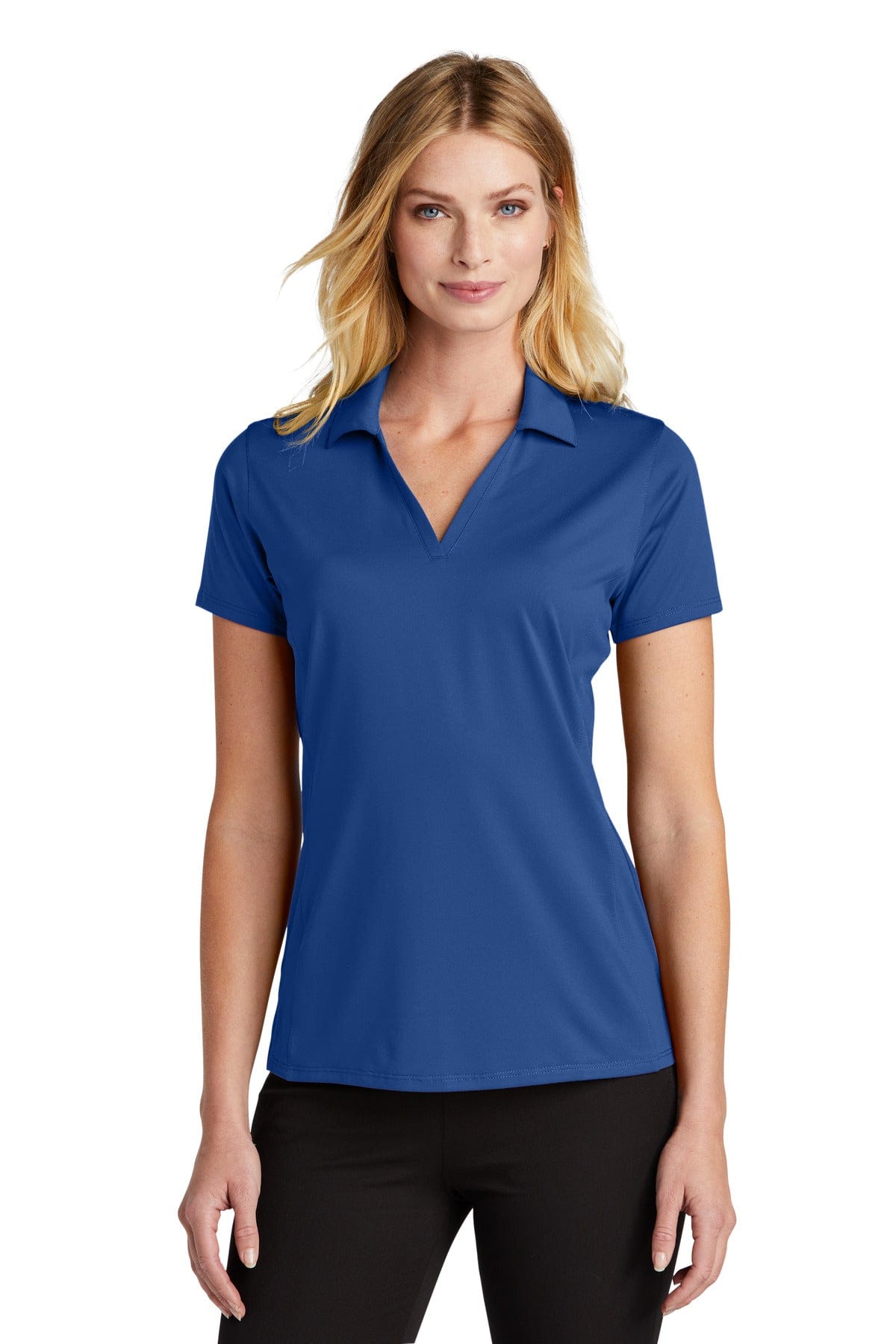 Port Authority LK398 Ladies Performance Staff Polo in True Blue