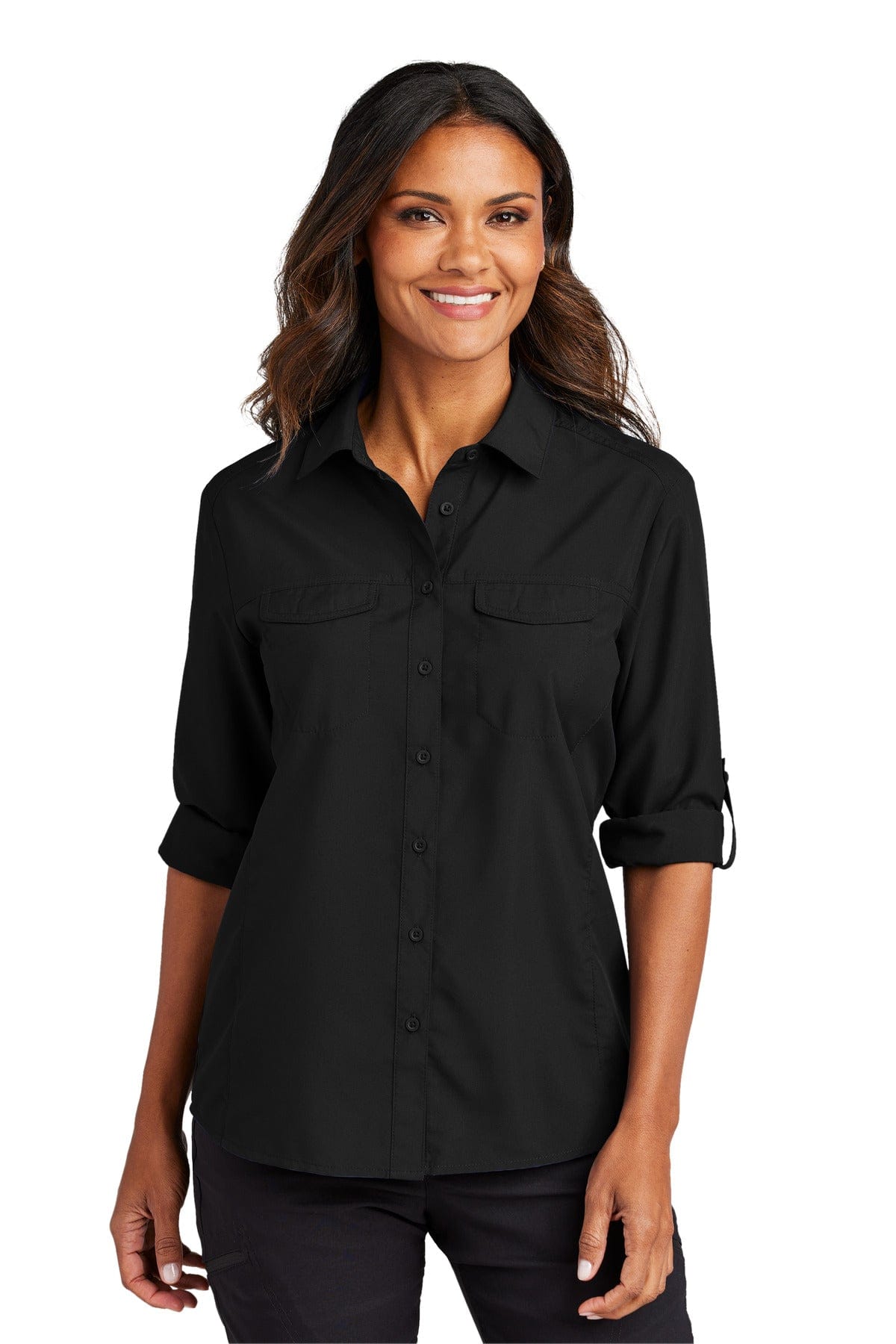 Port Authority LW960 Ladies Long Sleeve UV Daybreak Shirt in 