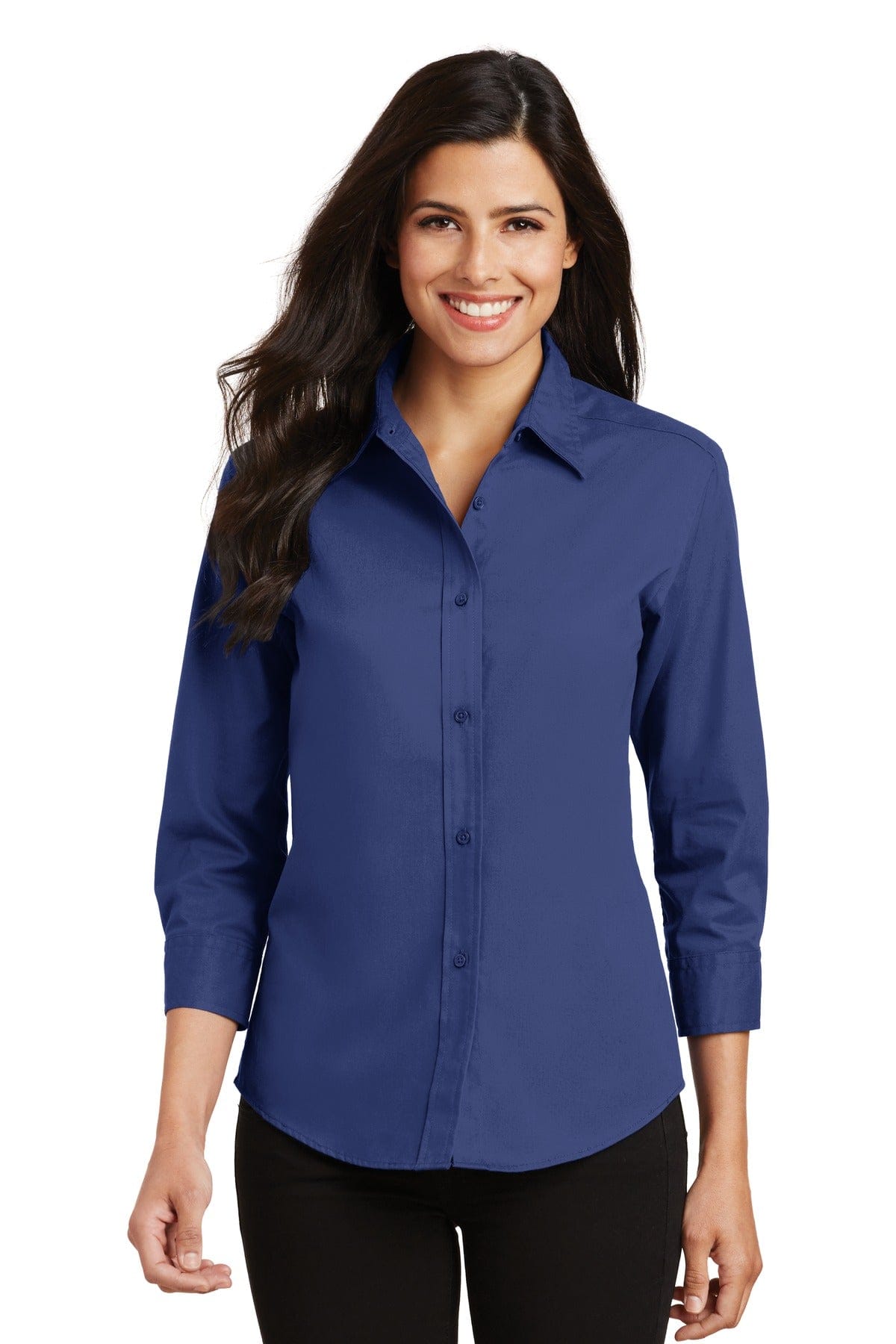 Port Authority Woven Shirts Port Authority Ladies 3/4-Sleeve Easy Care Shirt. L612