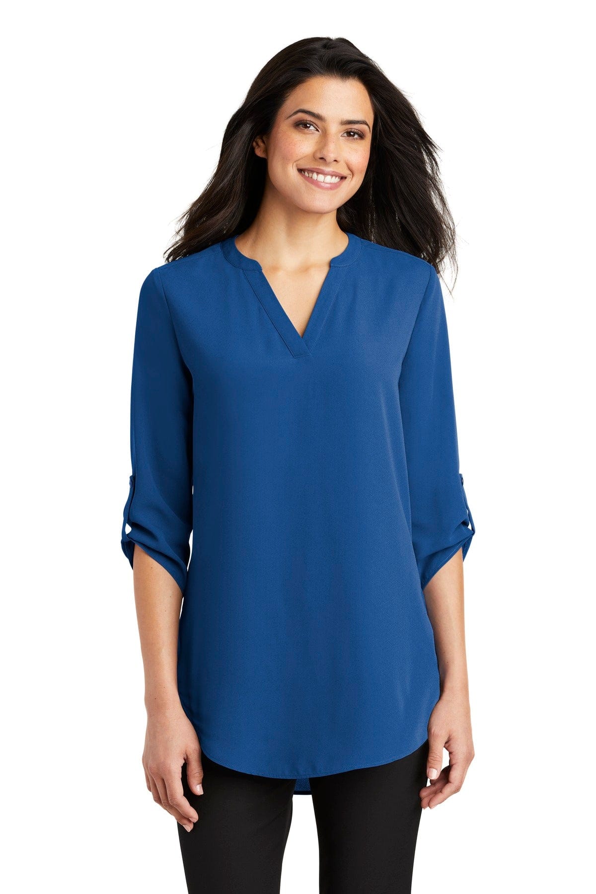 Port Authority Woven Shirts Port Authority Ladies 3/4-Sleeve Tunic Blouse. LW701