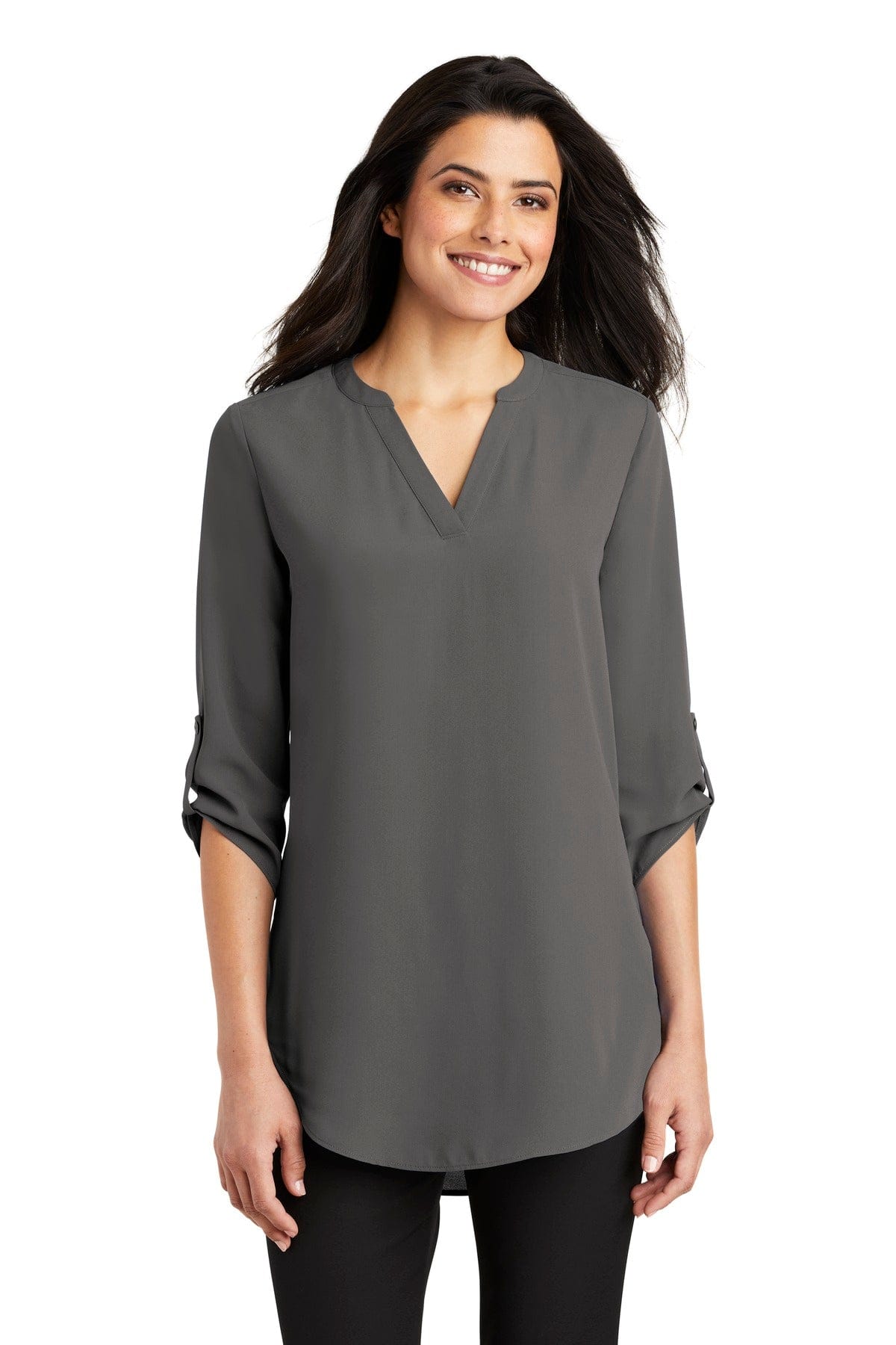 Port Authority Woven Shirts Port Authority Ladies 3/4-Sleeve Tunic Blouse. LW701