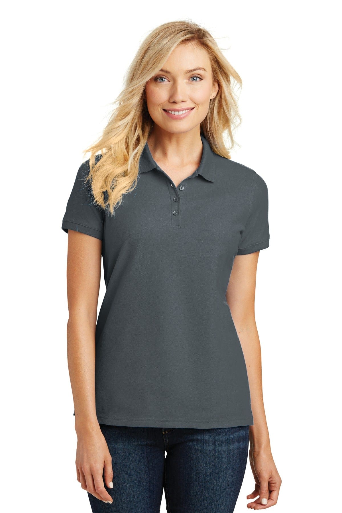 Port Authority Polos/Knits Port Authority Ladies Core Classic Pique Polo. L100