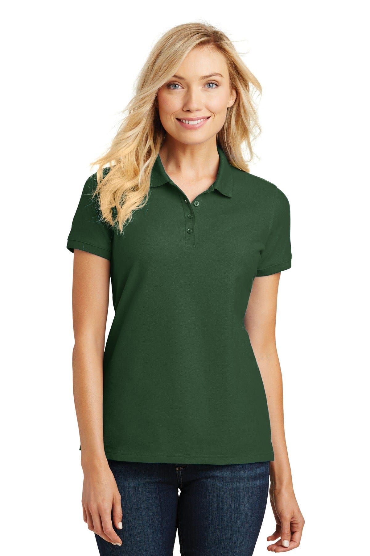 Port Authority Polos/Knits Port Authority Ladies Core Classic Pique Polo. L100