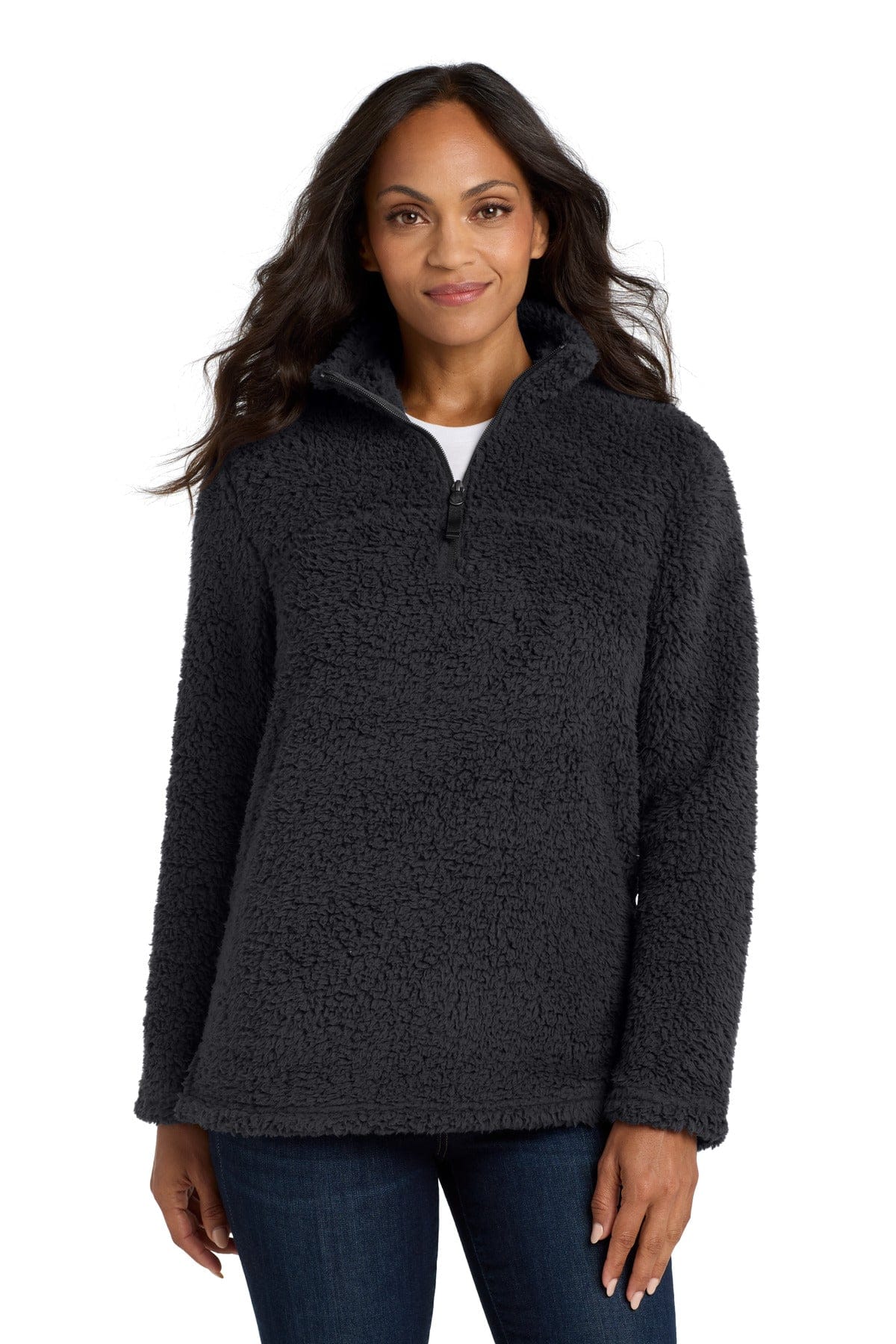 Port Authority Outerwear XS / Charcoal Port Authority Ladies Cozy 1/4-Zip Fleece L130