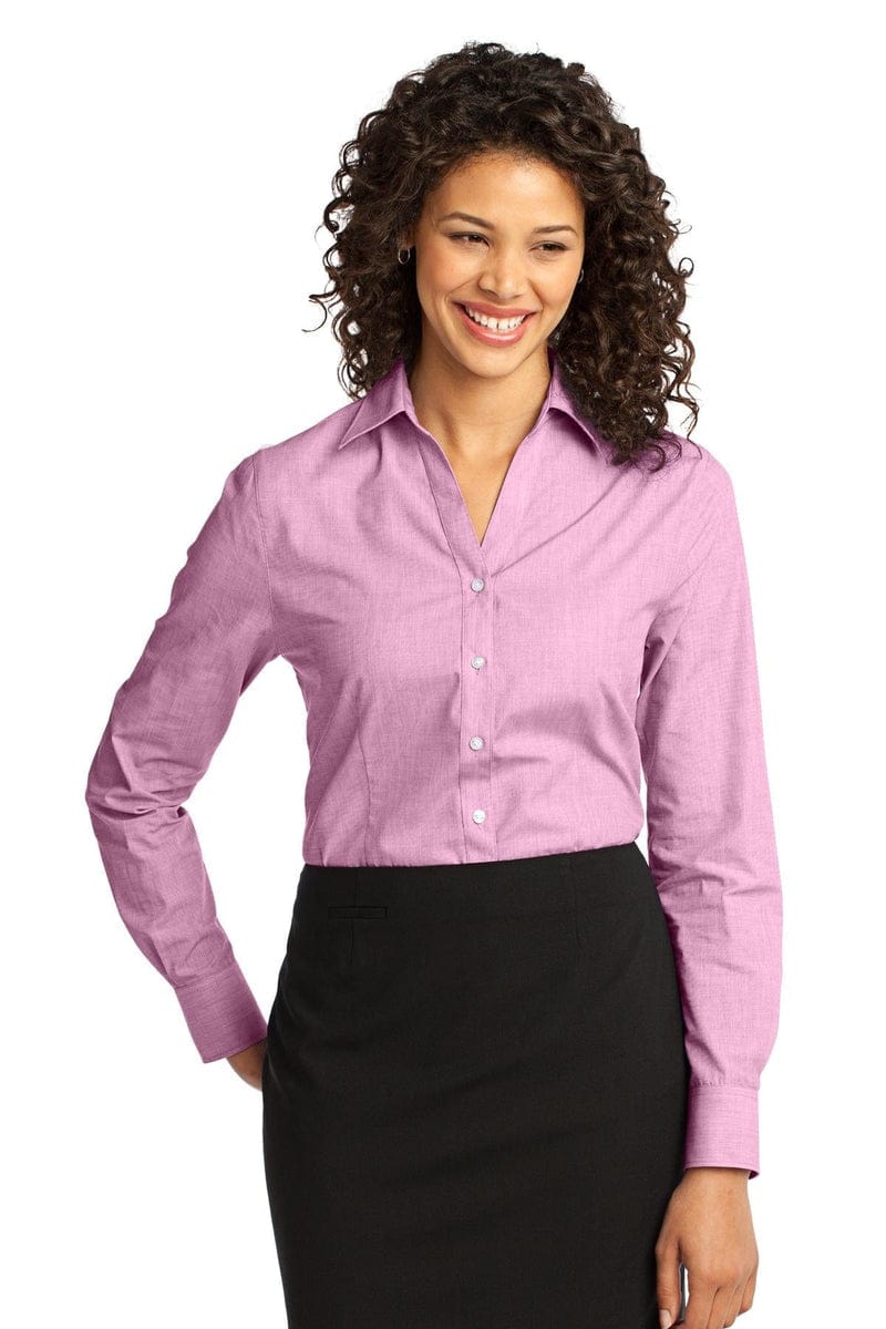 Port Authority Ladies Crosshatch Easy Care Shirt. L640 in 