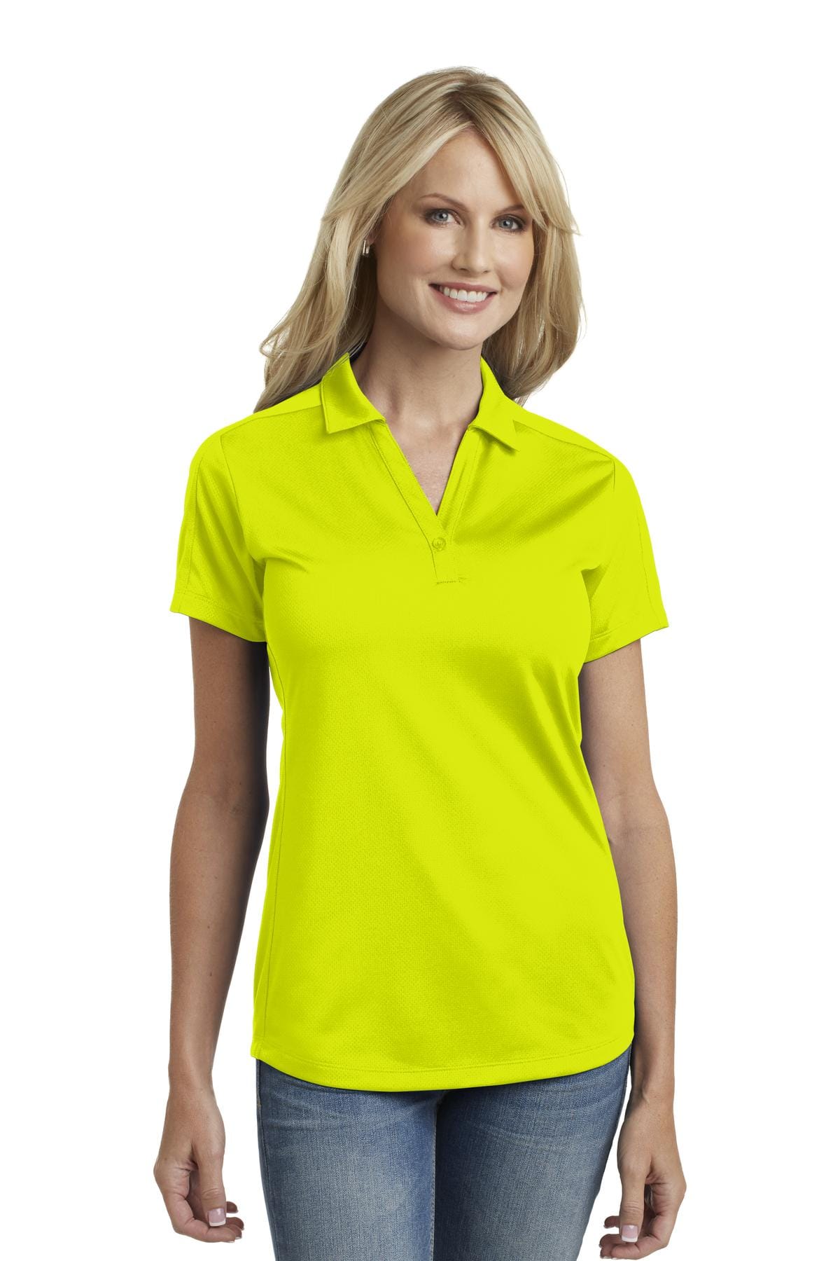 Port Authority Polos/Knits Port Authority Ladies Diamond Jacquard Polo. L569