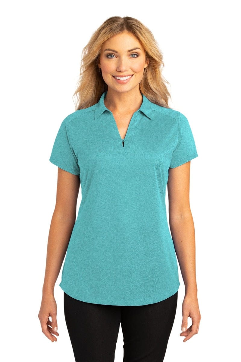 Port Authority Ladies Digi Heather Performance Polo. L574 in 