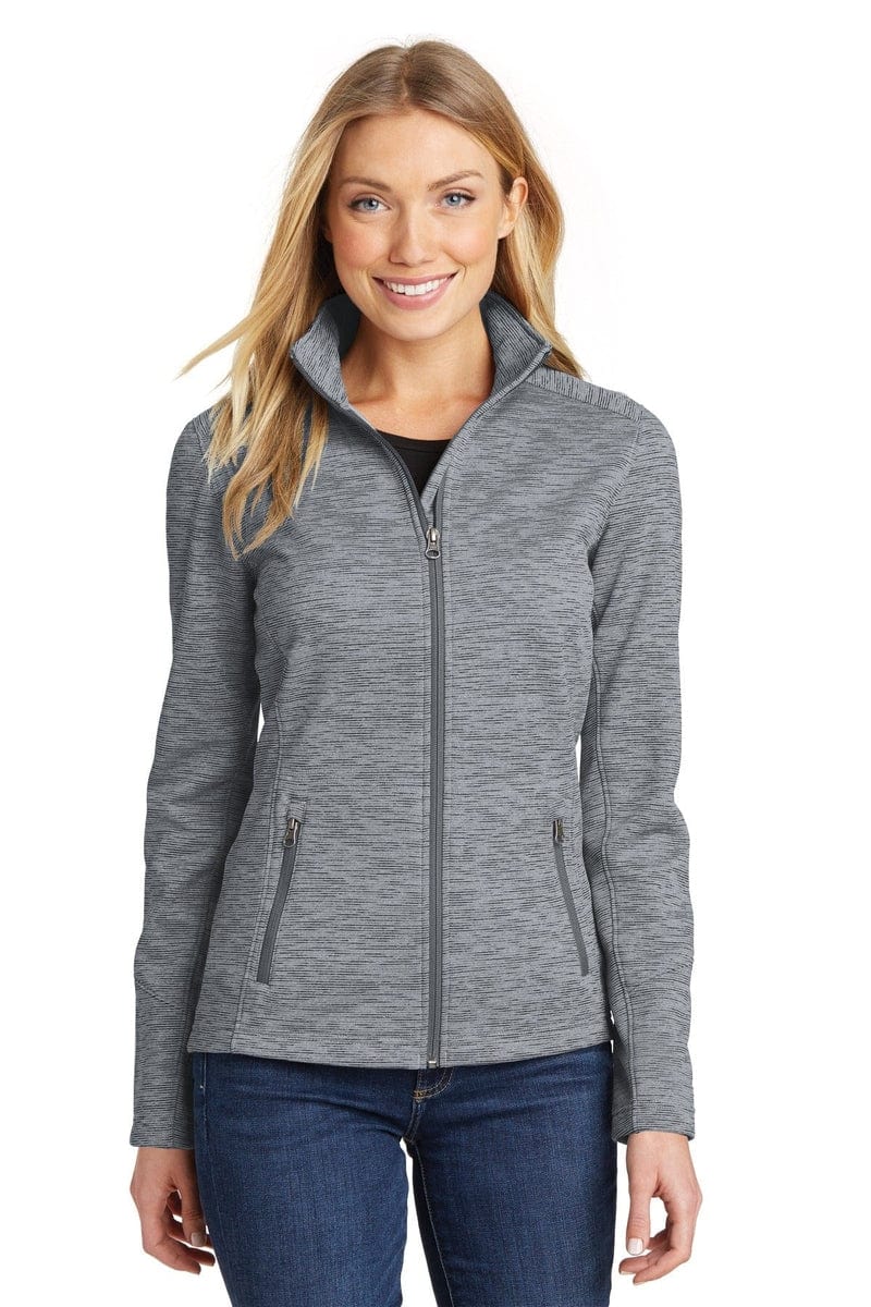 Port Authority Ladies Digi Stripe Fleece Jacket. L231 in 