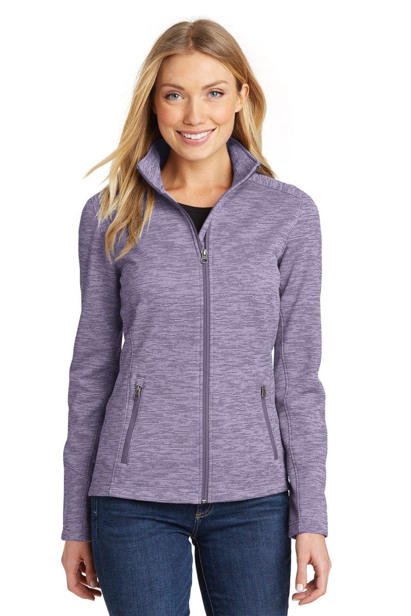 Port Authority Ladies Digi Stripe Fleece Jacket. L231 in 