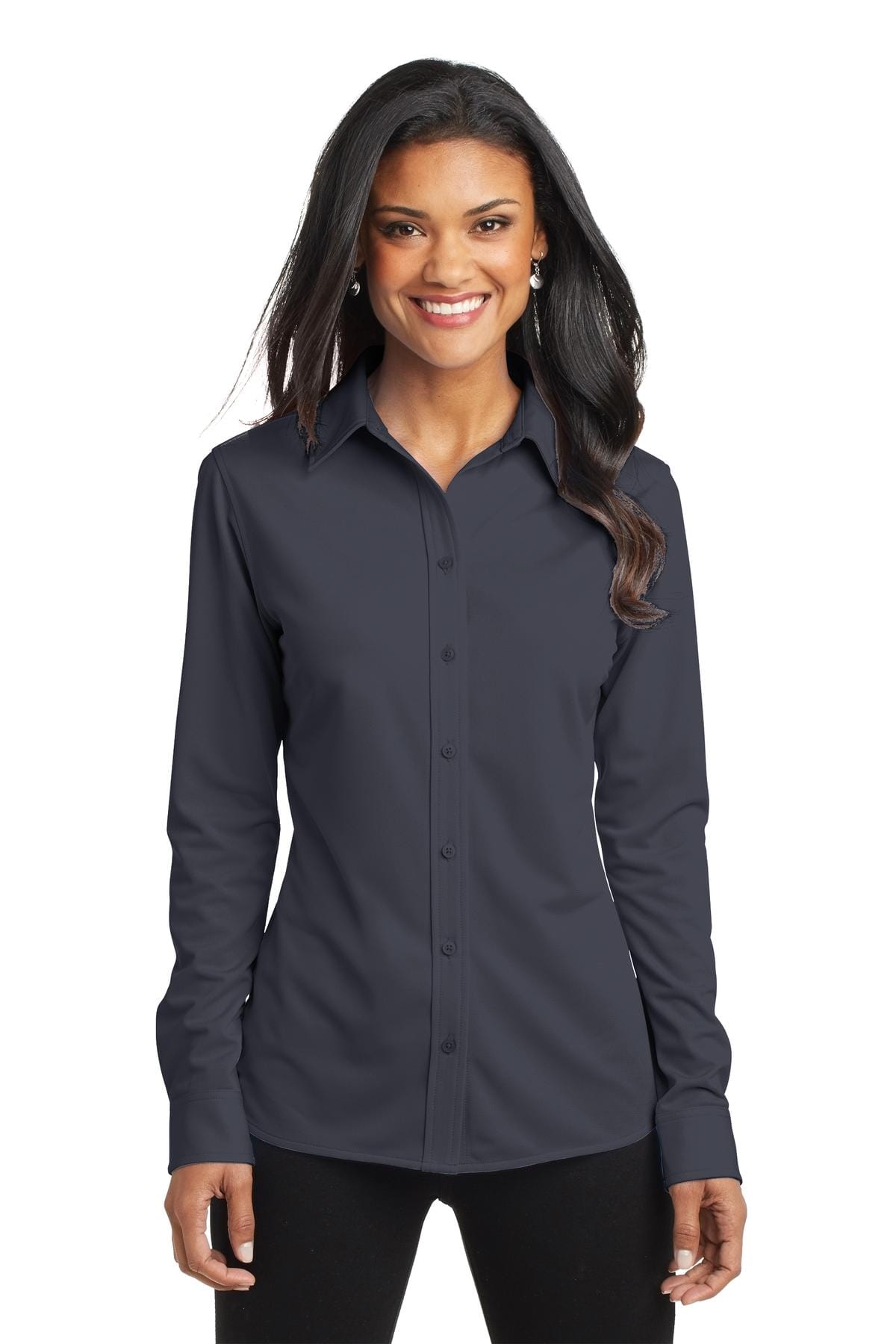 Port Authority Ladies Dimension Knit Dress Shirt. L570 in 