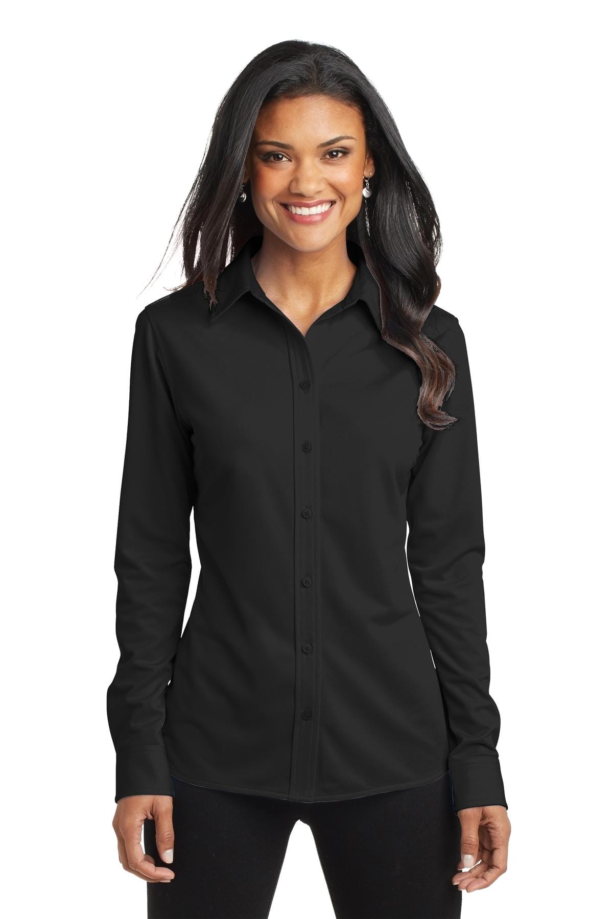 Port Authority Ladies Dimension Knit Dress Shirt. L570 in 